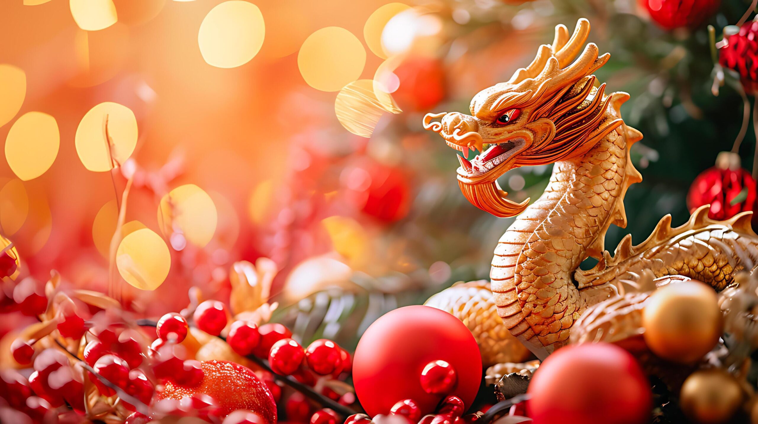 Ai-generated-dragon-art-background-of-chinese-new-year-festival-free-photo