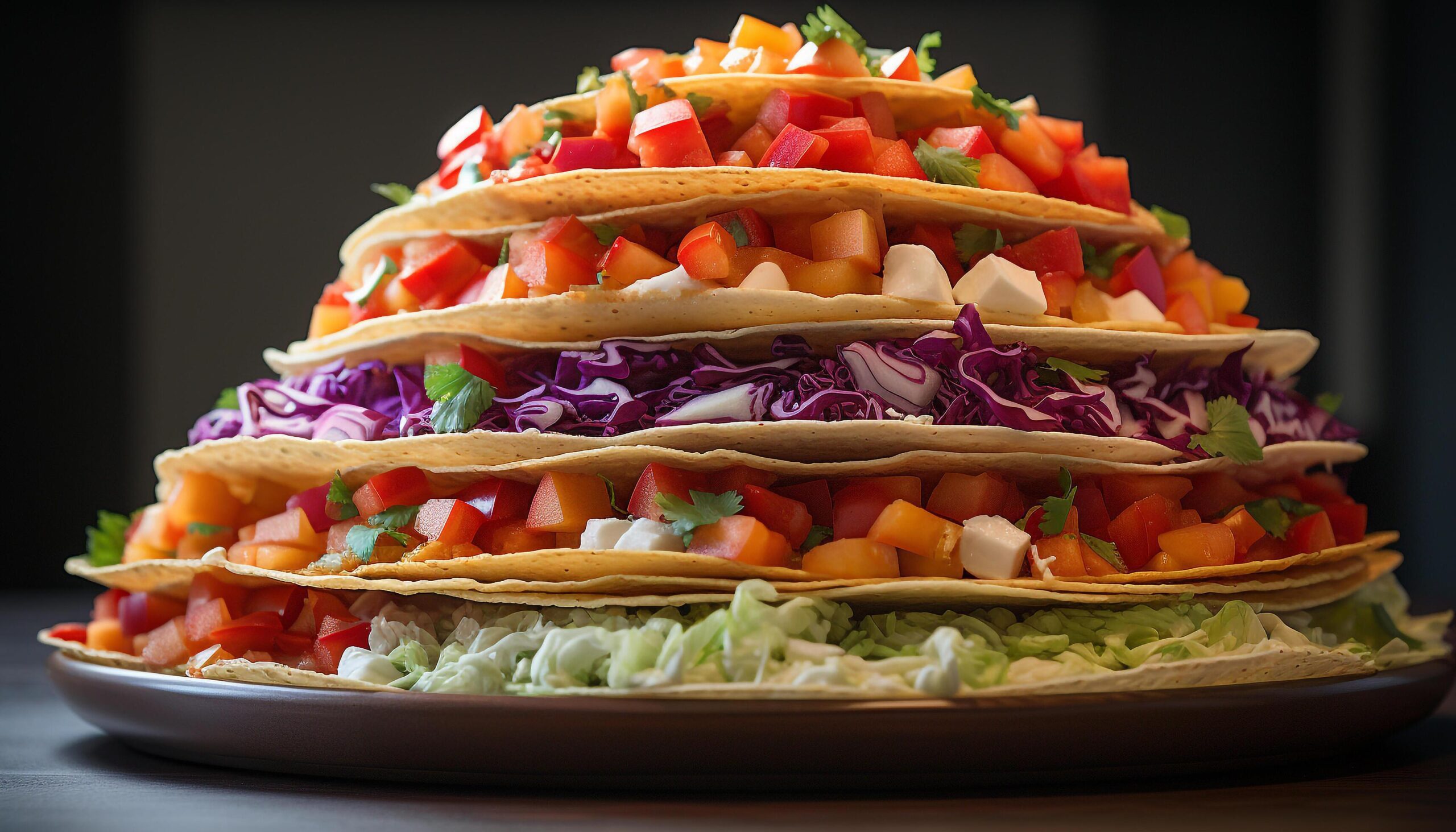 Ai-generated-fresh-guacamole-on-a-taco-a-delicious-mexican-meal-generated-by-ai-free-photo