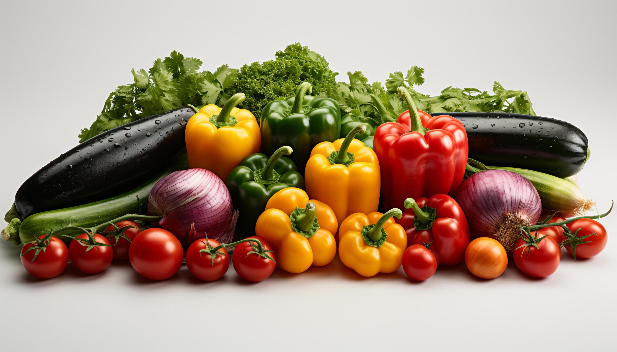 Ai-generated-fresh-healthy-vegetables-tomato-bell-pepper-onion-cucumber-garlic-generated-by-ai-free-photo
