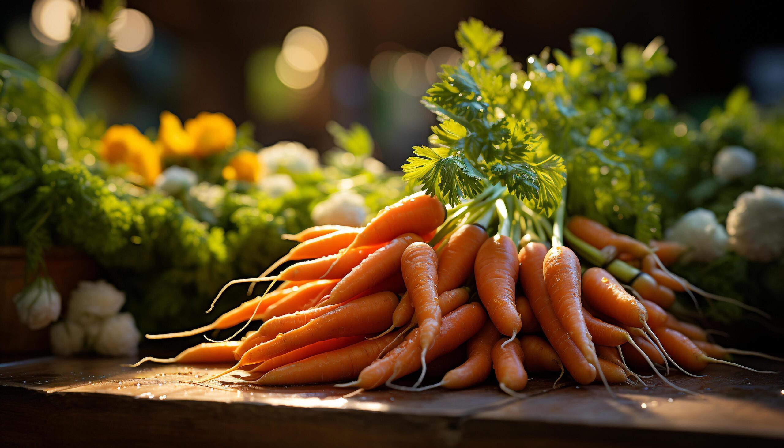 Ai-generated-fresh-organic-vegetables-healthy-eating-nature-bounty-vibrant-and-nutritious-generated-by-ai-free-photo
