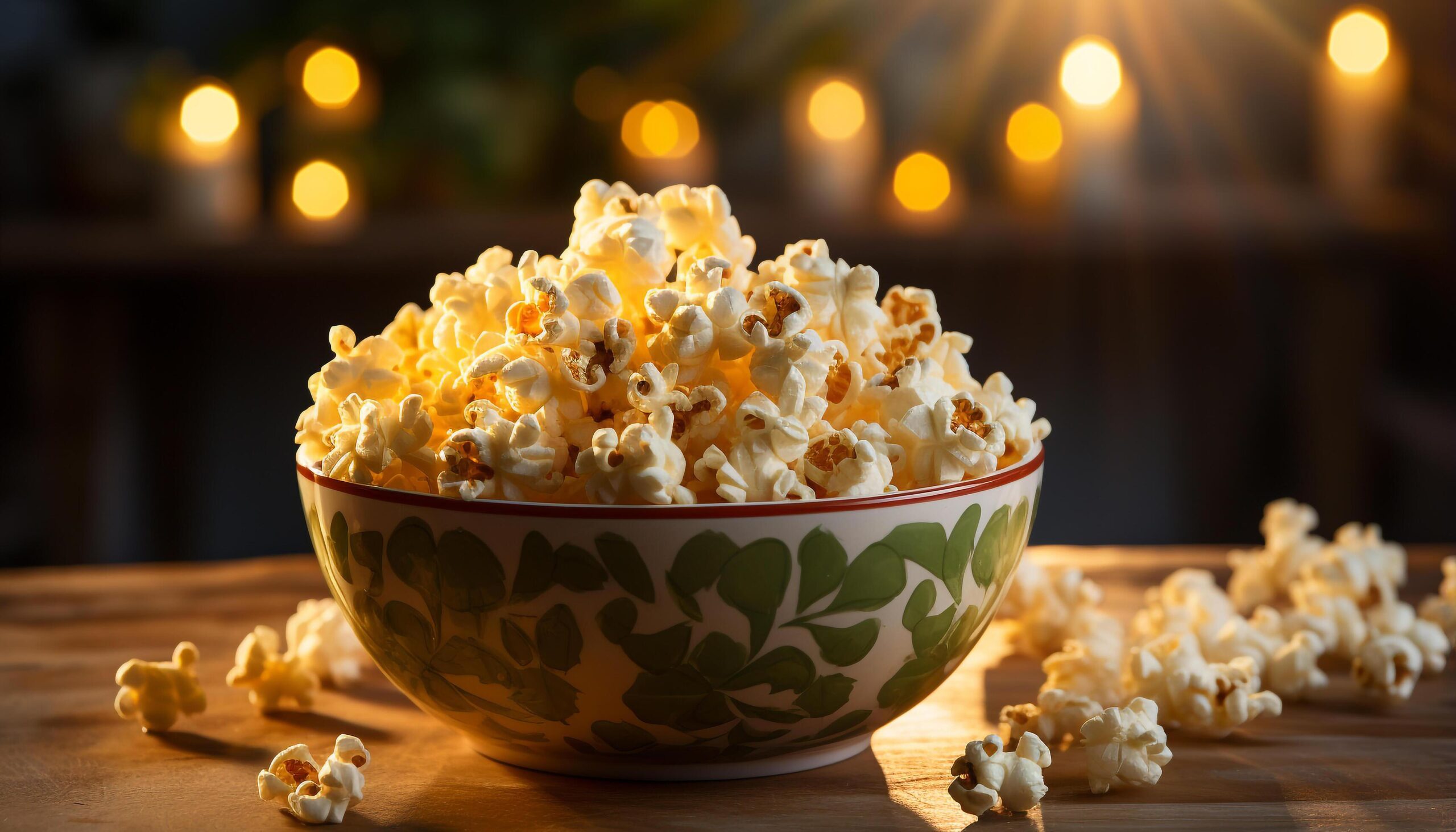 Ai-generated-fresh-popcorn-sweet-candy-and-refreshing-drink-for-movie-night-generated-by-ai-free-photo
