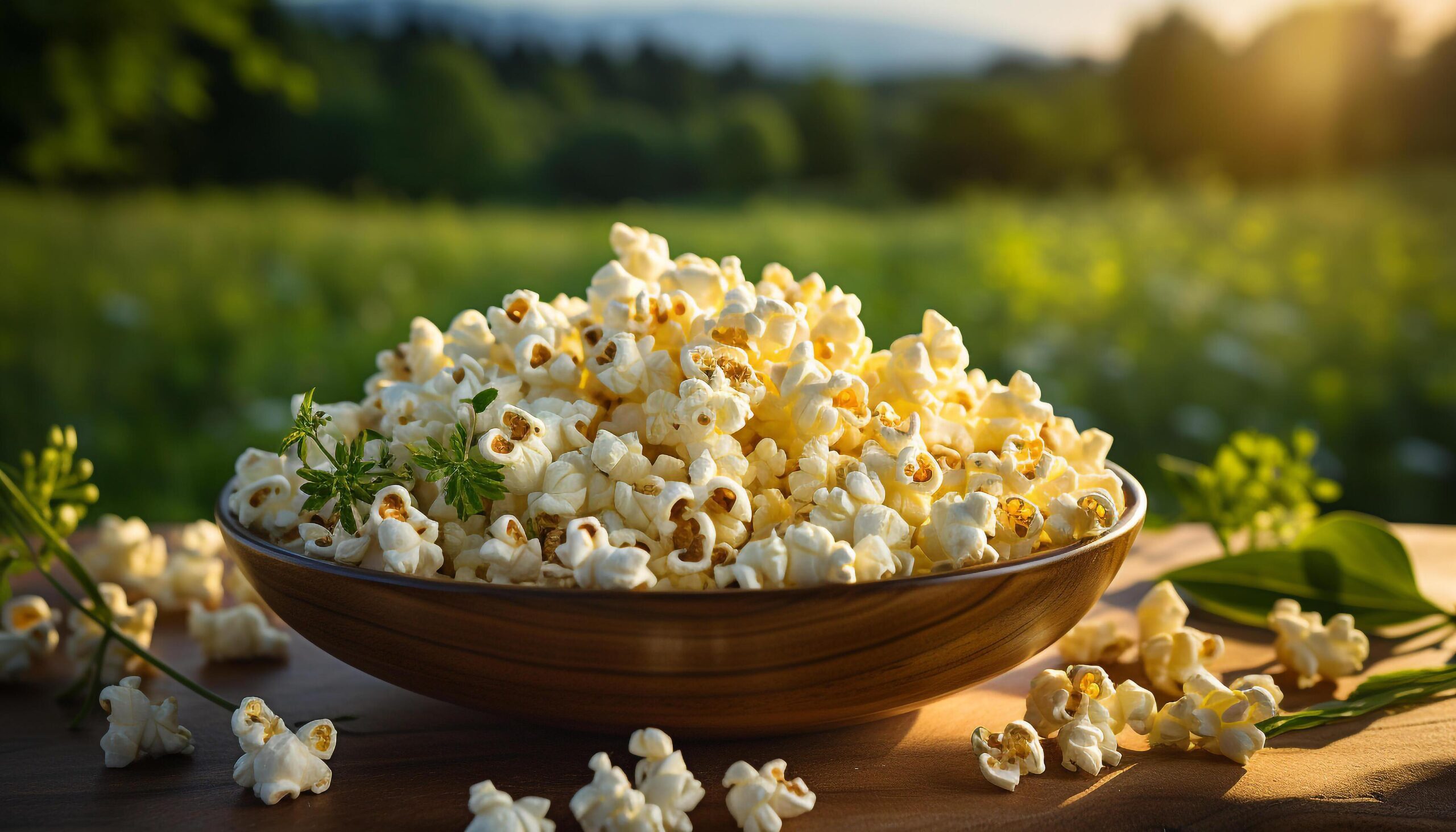 Ai-generated-fresh-yellow-corn-on-rustic-wooden-table-a-summer-snack-generated-by-ai-free-photo