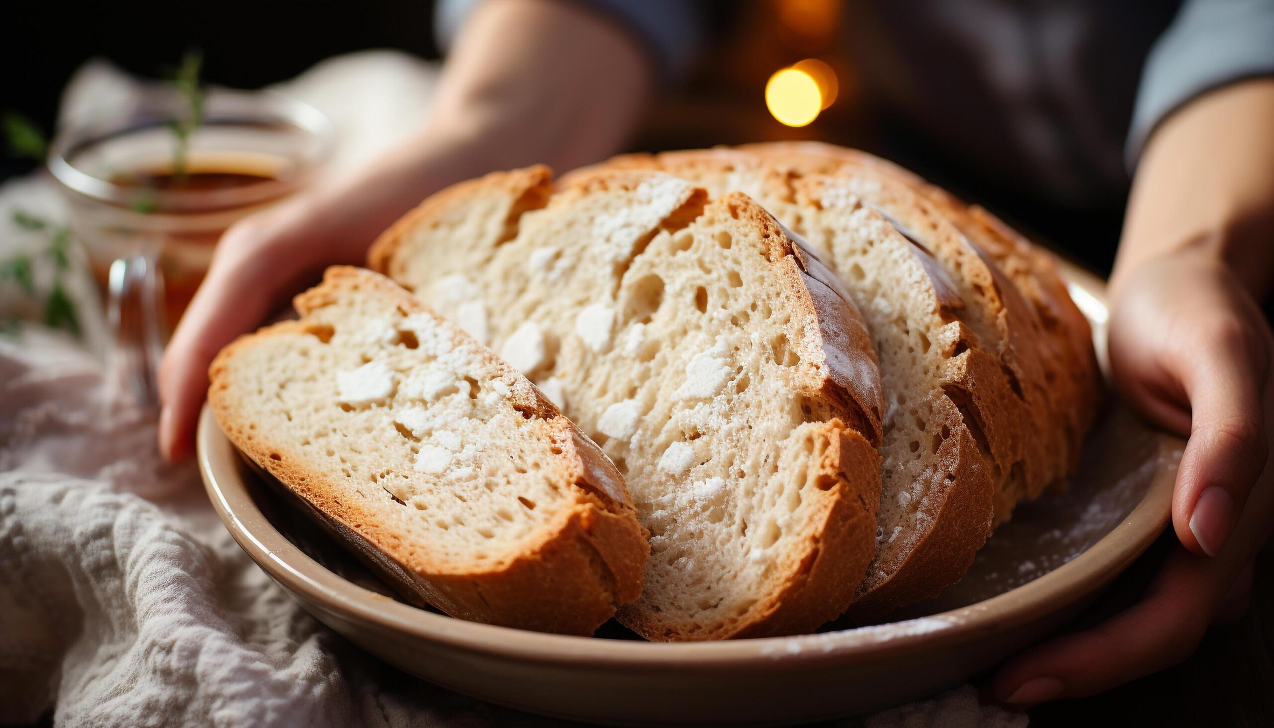 Ai-generated-freshly-baked-homemade-bread-on-wooden-table-perfect-meal-generated-by-ai-free-photo