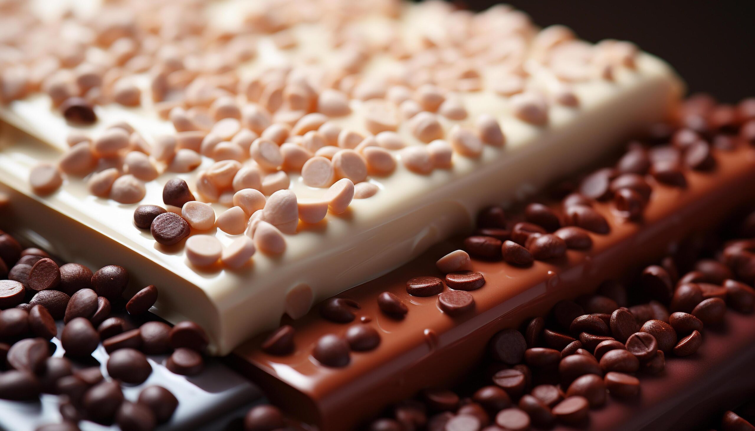 Ai-generated-freshness-and-indulgence-in-a-dark-chocolate-dessert-on-a-plate-generated-by-ai-free-photo