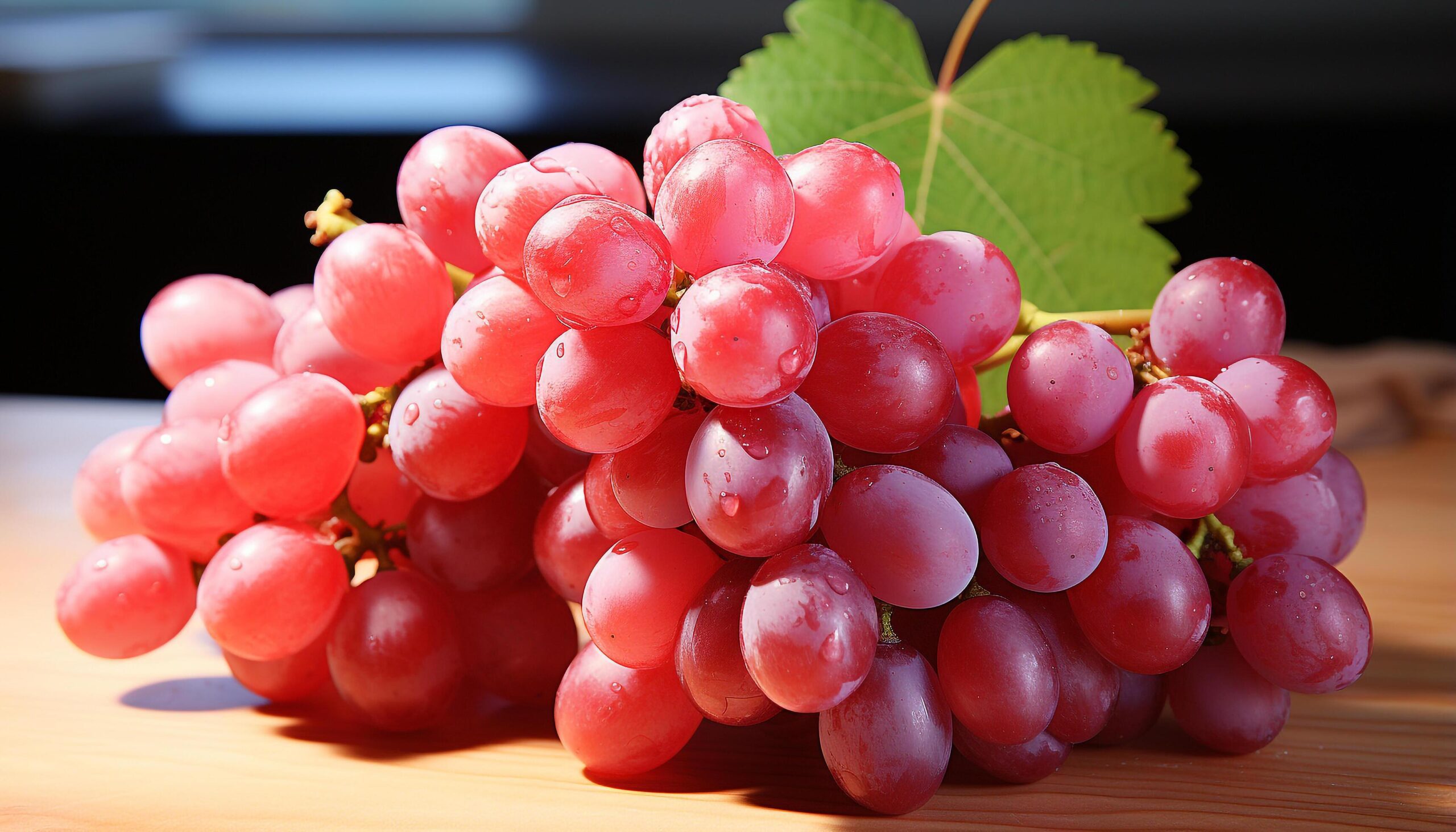 Ai-generated-freshness-and-ripeness-of-grape-fruit-in-nature-generated-by-ai-free-photo