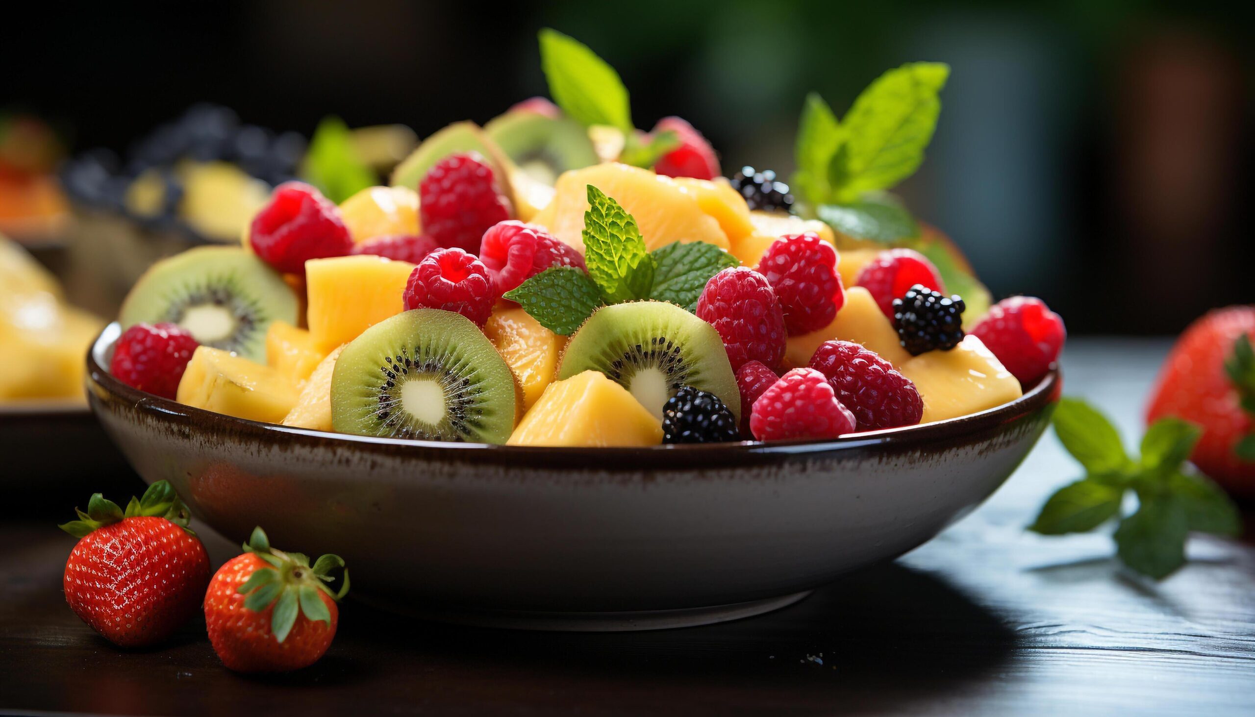 Ai-generated-freshness-and-sweetness-in-a-gourmet-bowl-of-berries-generated-by-ai-free-photo