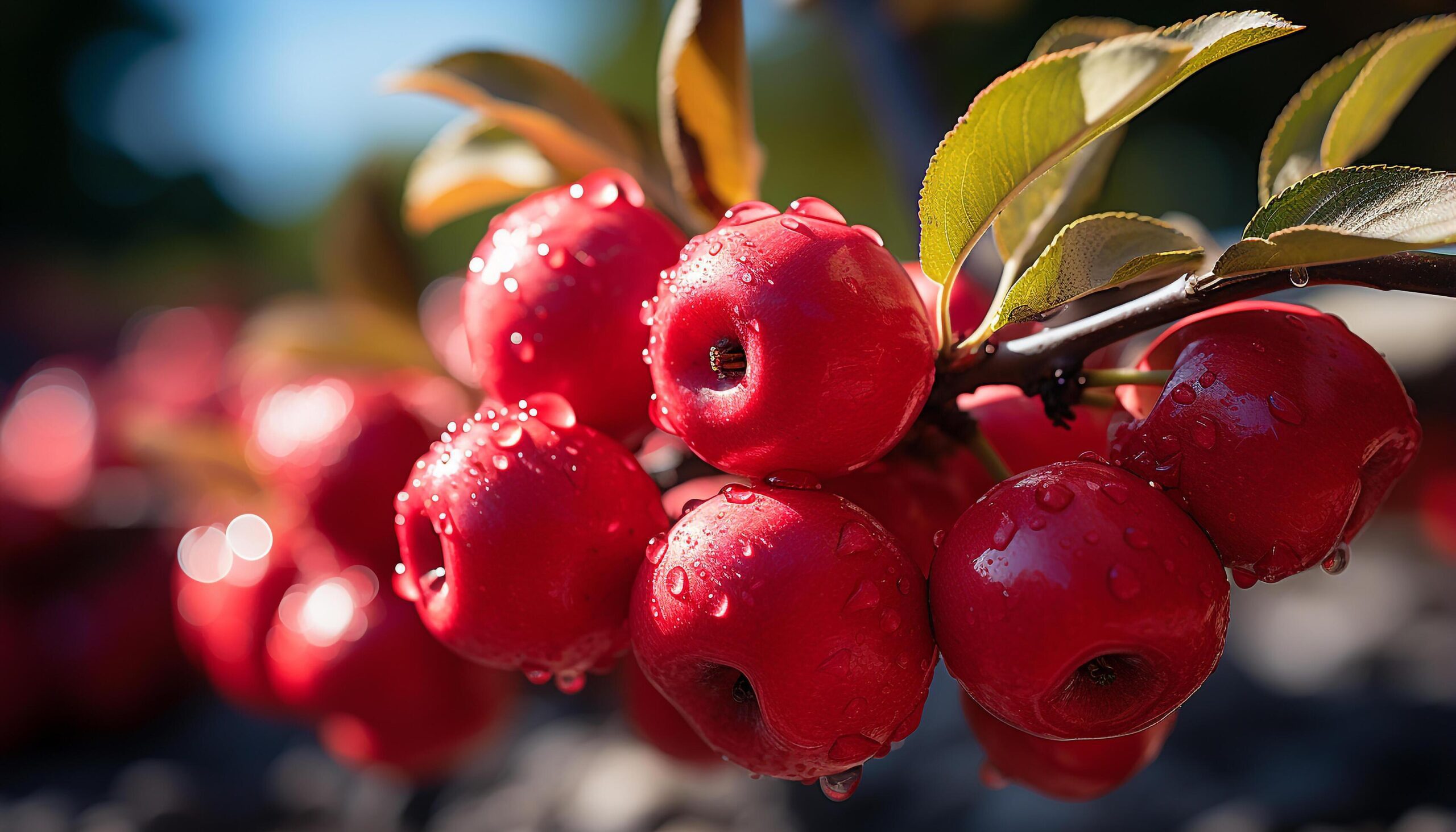 Ai-generated-freshness-of-nature-bounty-ripe-organic-healthy-eating-raspberry-dessert-generated-by-ai-free-photo