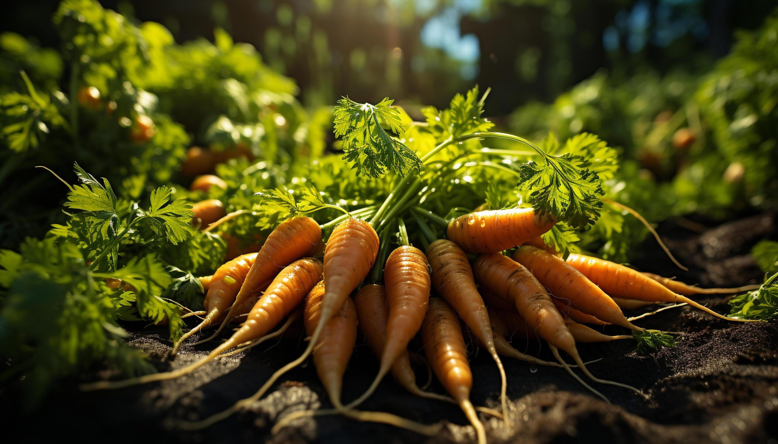 Ai-generated-freshness-of-organic-carrot-nature-healthy-eating-vegetarian-food-generated-by-ai-free-photo