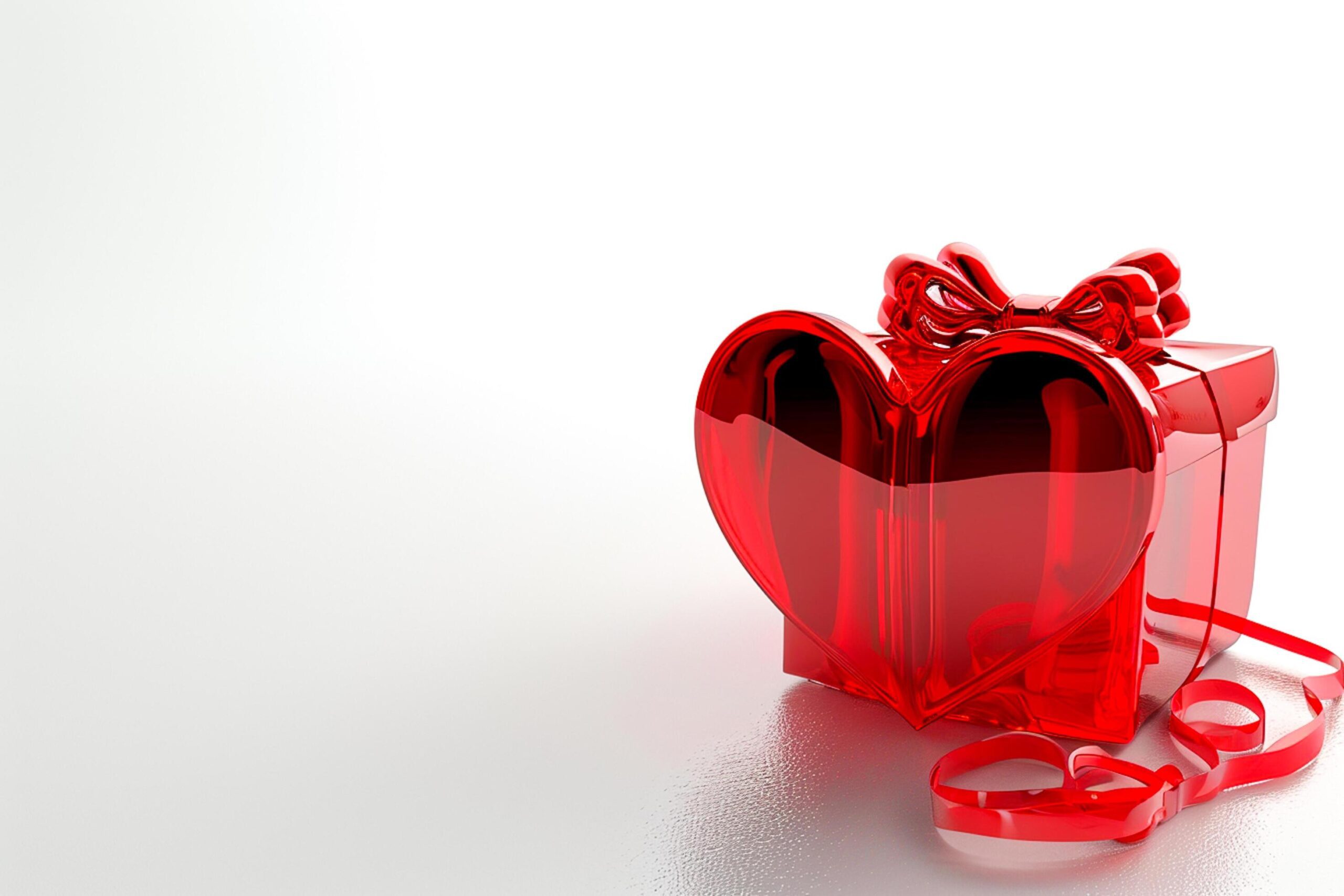Ai-generated-gemstone-elegance-unveiled-top-view-of-luxury-3d-gift-box-heart-ribbon-empty-space-ai-generated-free-photo