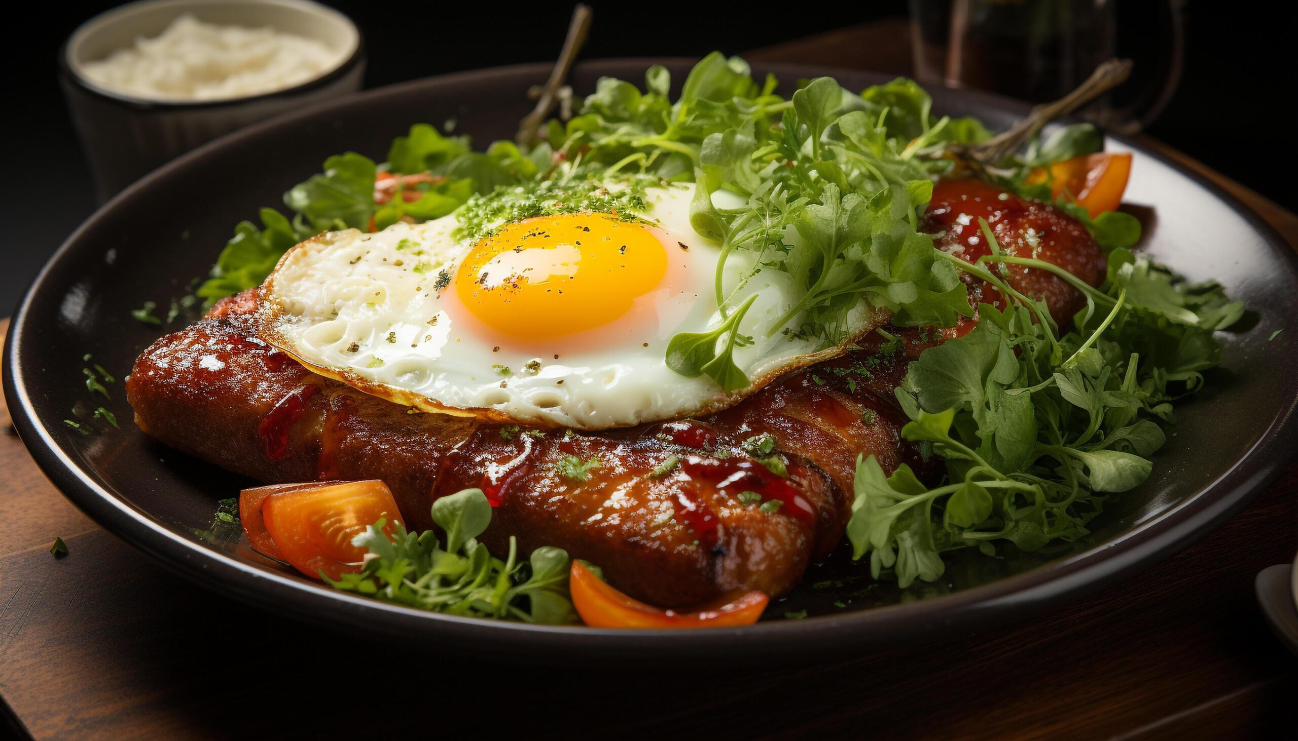 Ai-generated-grilled-pork-steak-with-fresh-vegetables-a-healthy-gourmet-meal-generated-by-ai-free-photo
