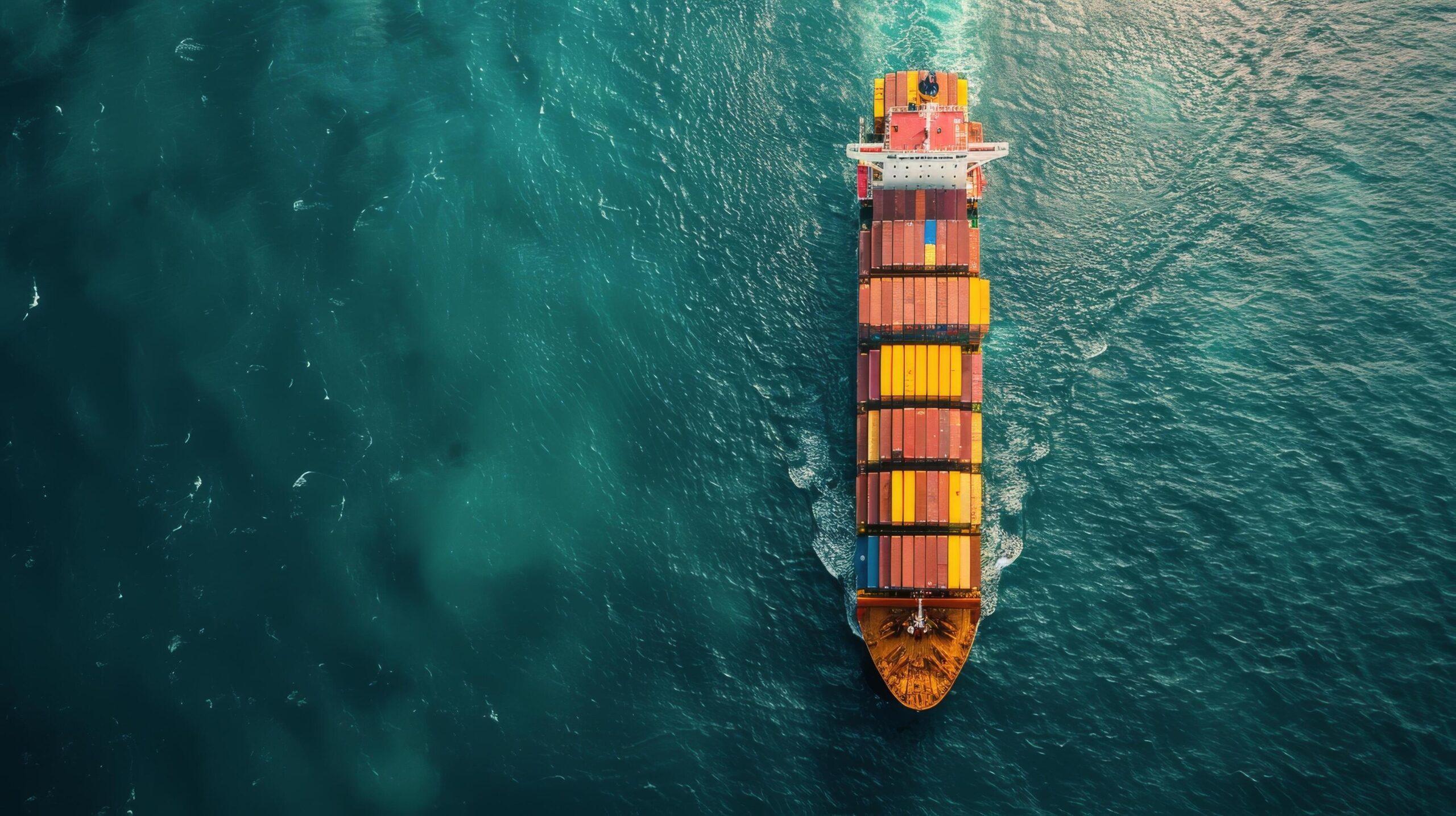 Ai-generated-large-cargo-ship-in-the-middle-of-the-ocean-free-photo