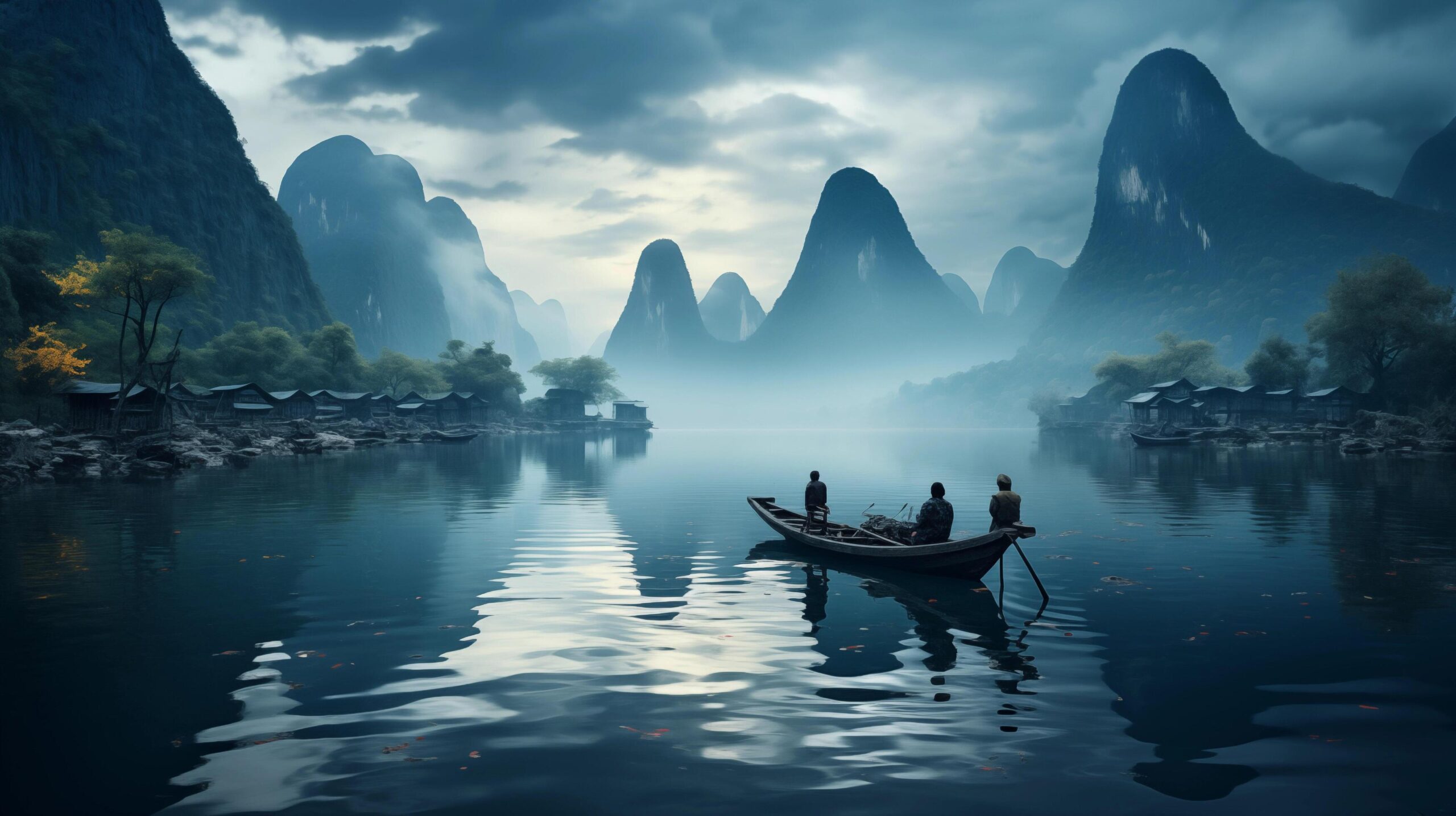 Ai-generated-li-river-china-free-photo
