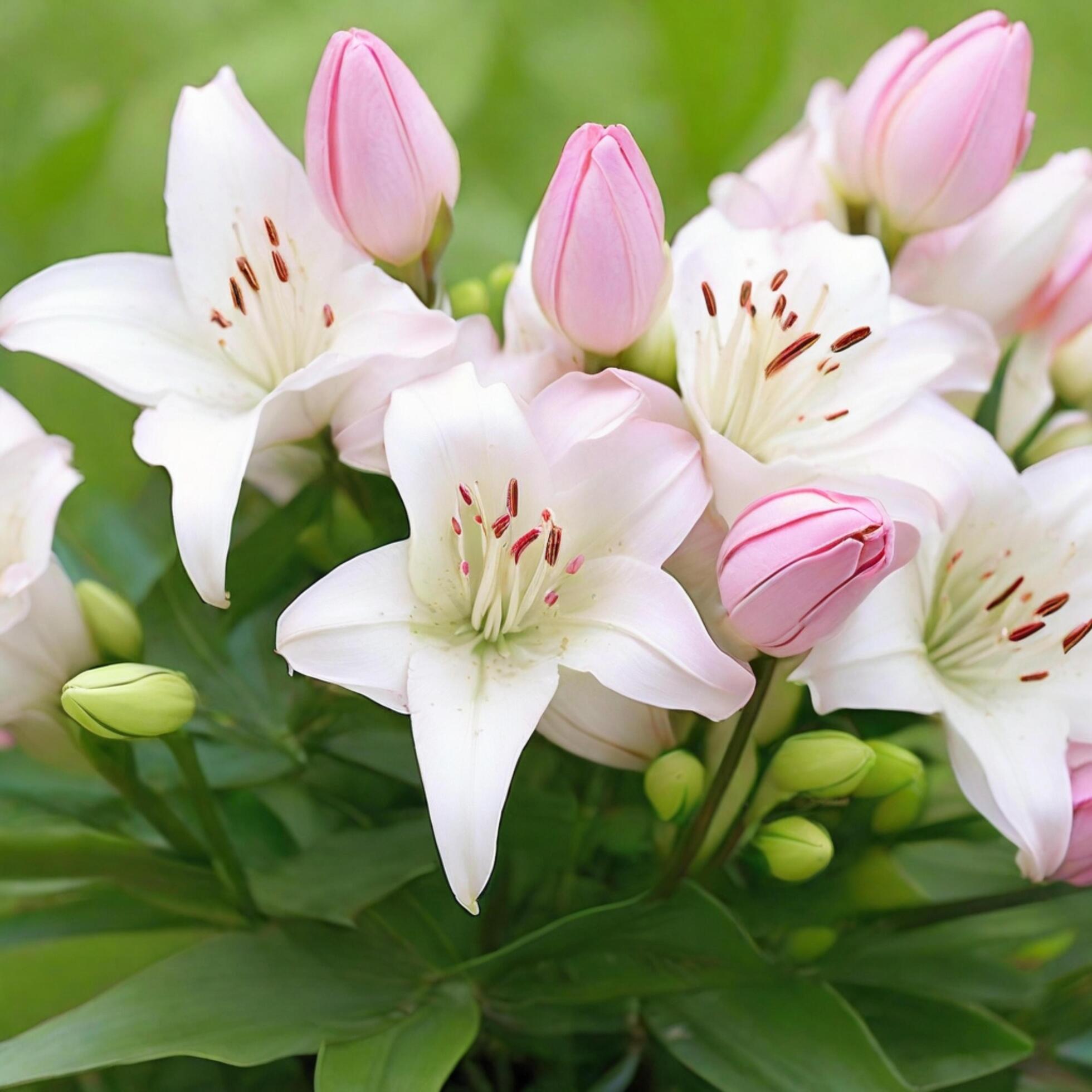 Ai-generated-lilly-wallpaper-abstract-free-photo