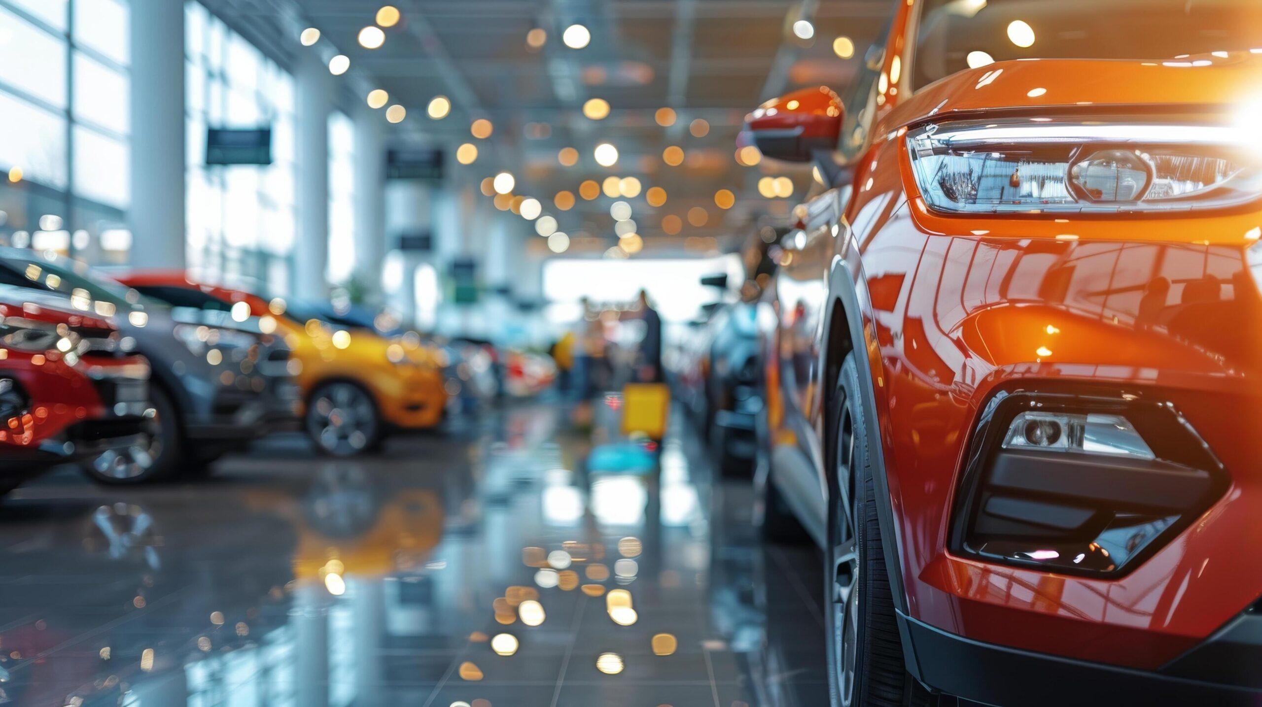 Ai-generated-line-of-cars-parked-in-parking-garage-free-photo