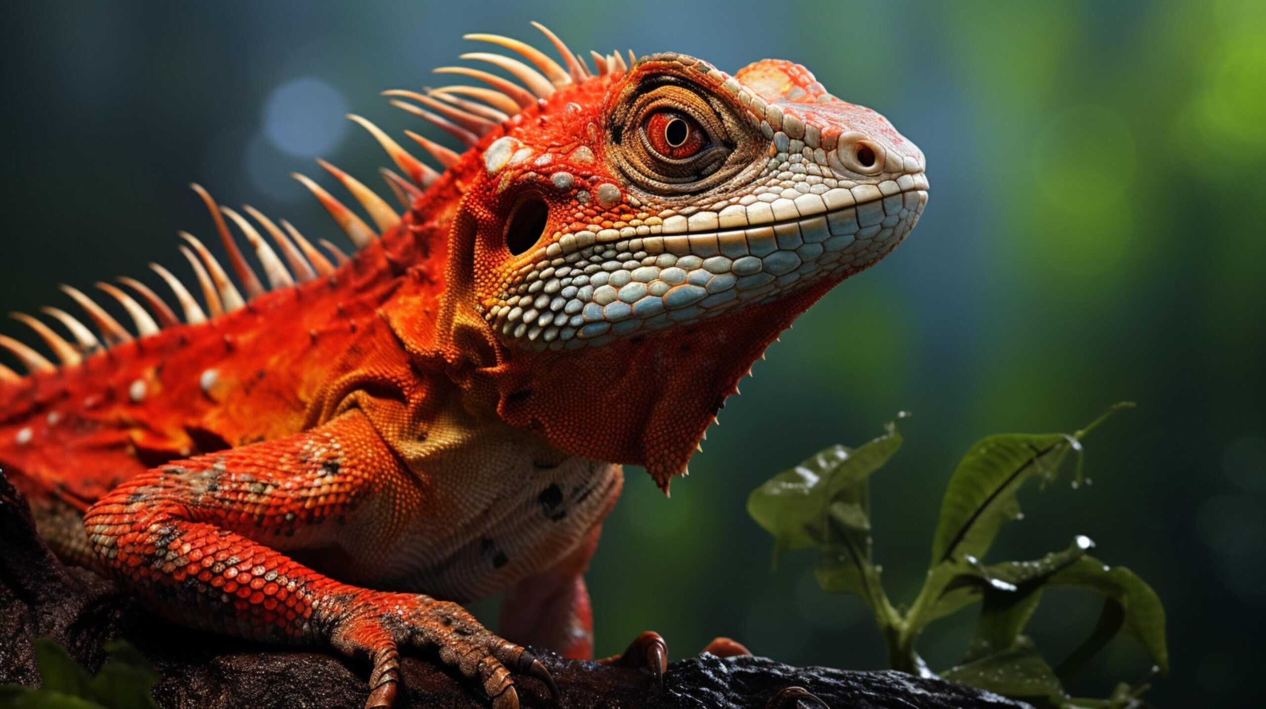 Ai-generated-lizard-high-quality-image-free-photo