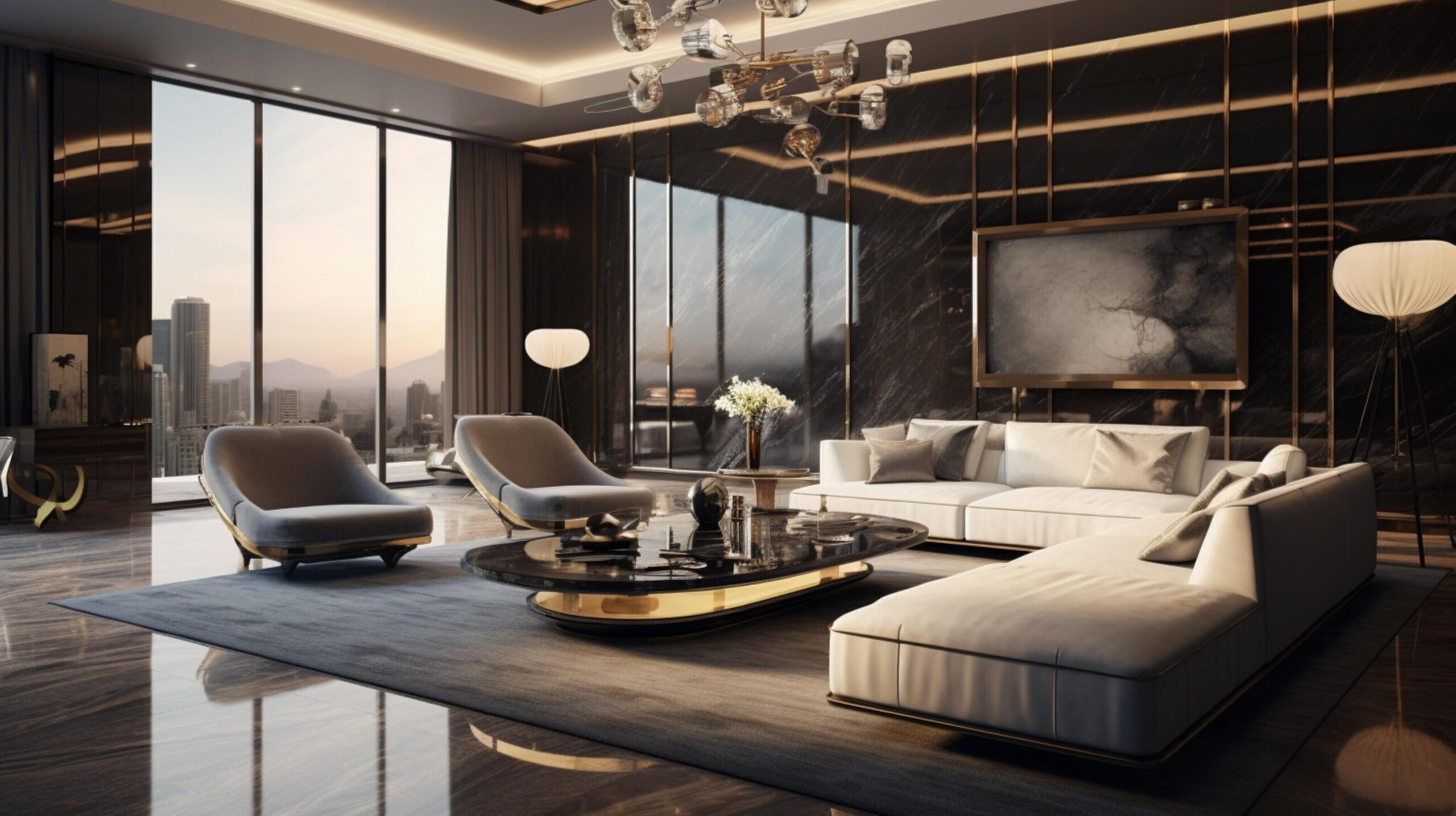 Ai-generated-modern-luxury-interior-design-free-photo
