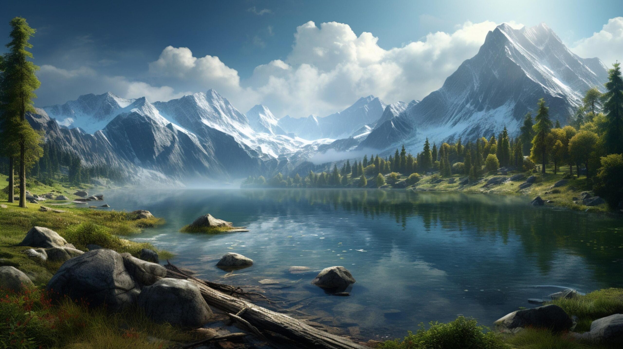 Ai-generated-mountain-explorations-background-free-photo