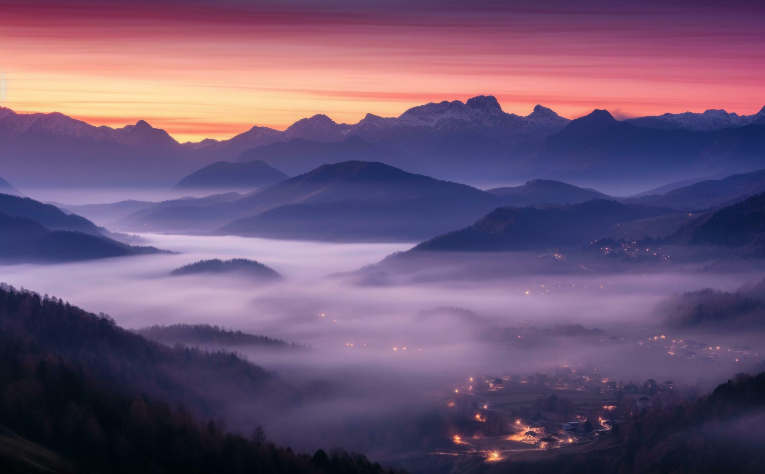 Ai-generated-mountains-in-fog-at-beautiful-night-in-autumn-in-dolomites-landscape-with-alpines-free-photo