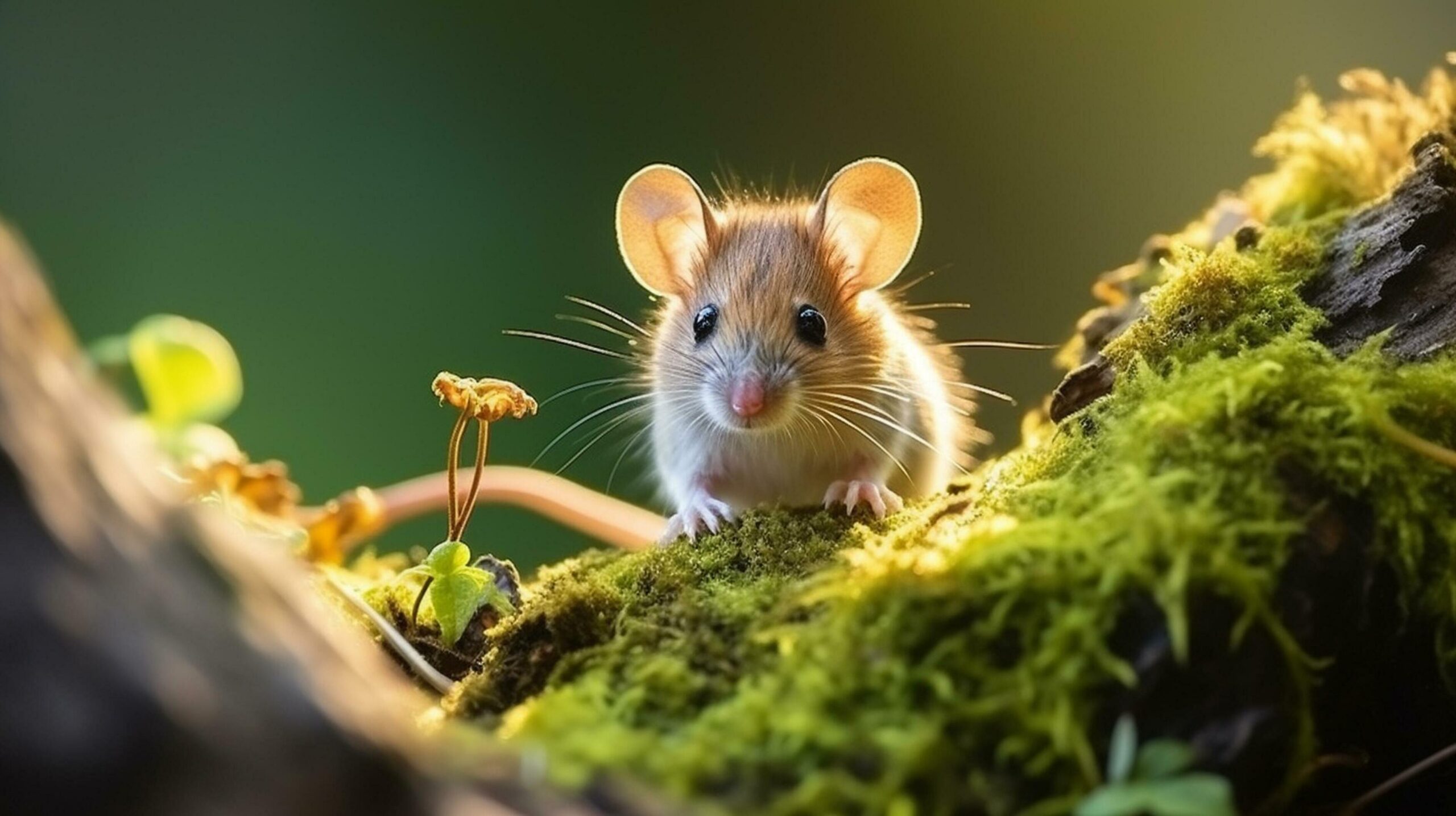 Ai-generated-mouse-in-the-field-free-photo