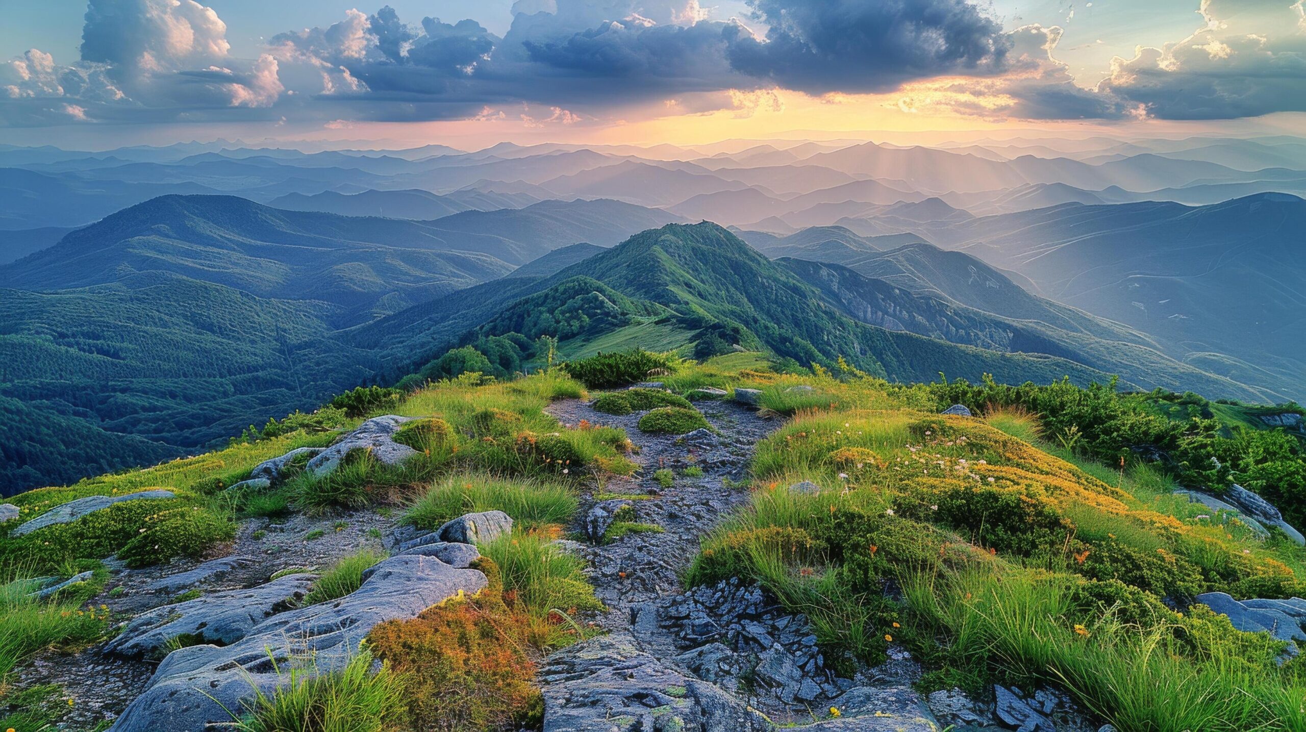 Ai-generated-panoramic-vista-from-mountain-summit-free-photo