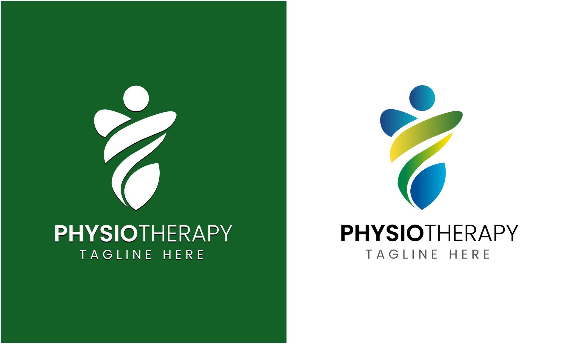Ai-generated-physiotherapy-icon-sign-symbol-logo-design-template-free-vector