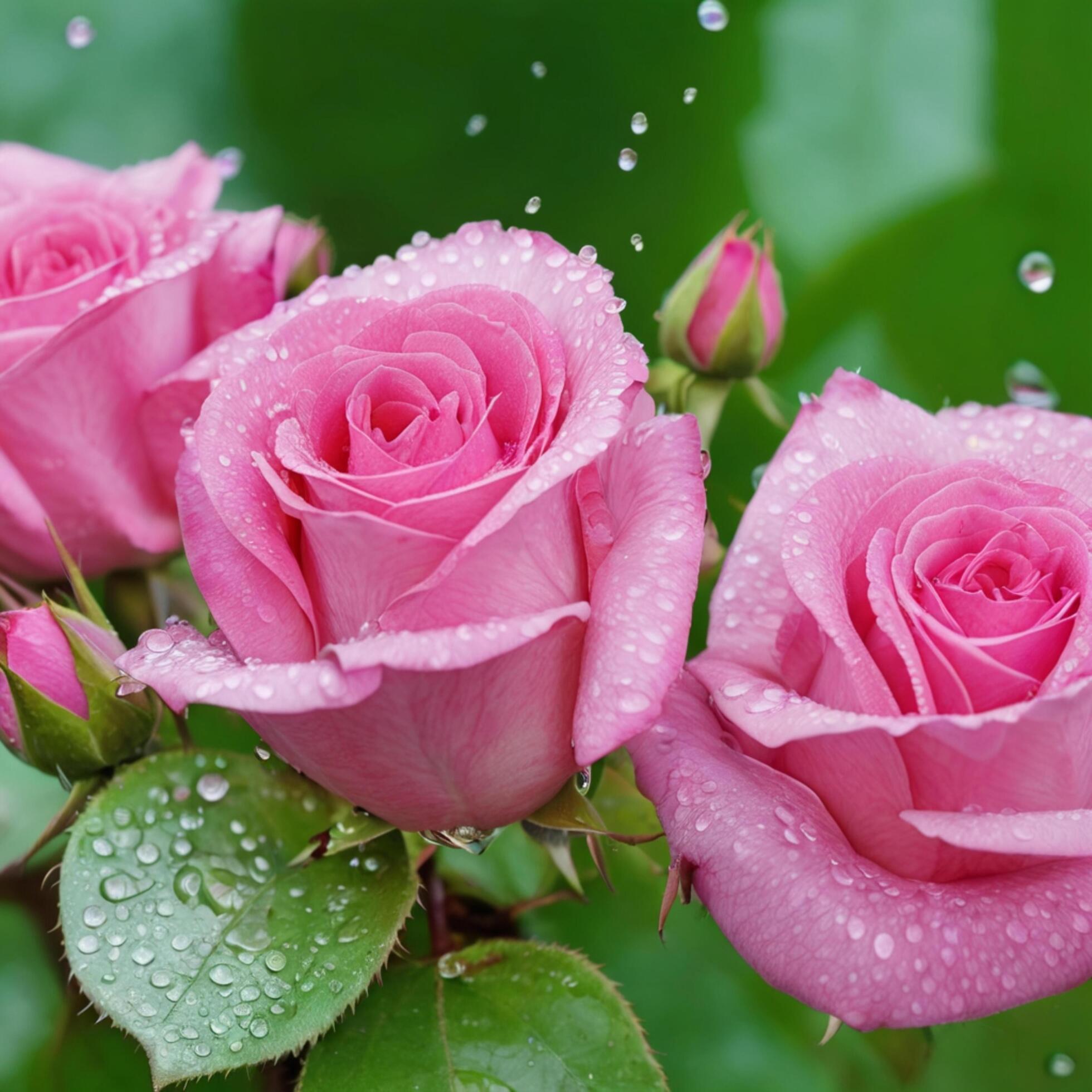 Ai-generated-rose-wallpaper-abstract-free-photo
