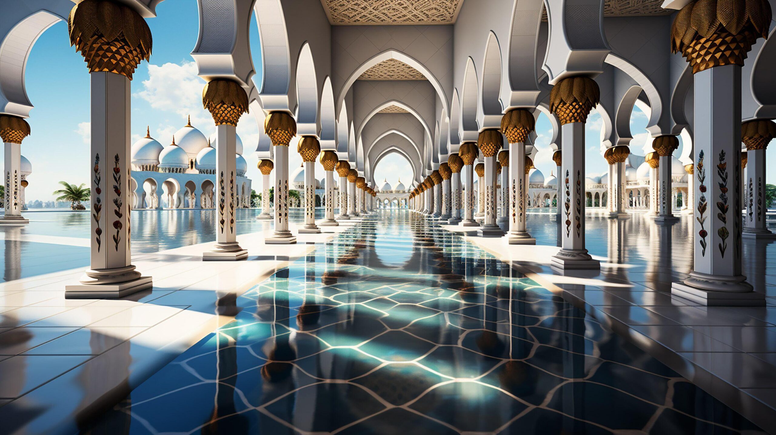 Ai-generated-sheikh-zayed-grand-mosque-free-photo