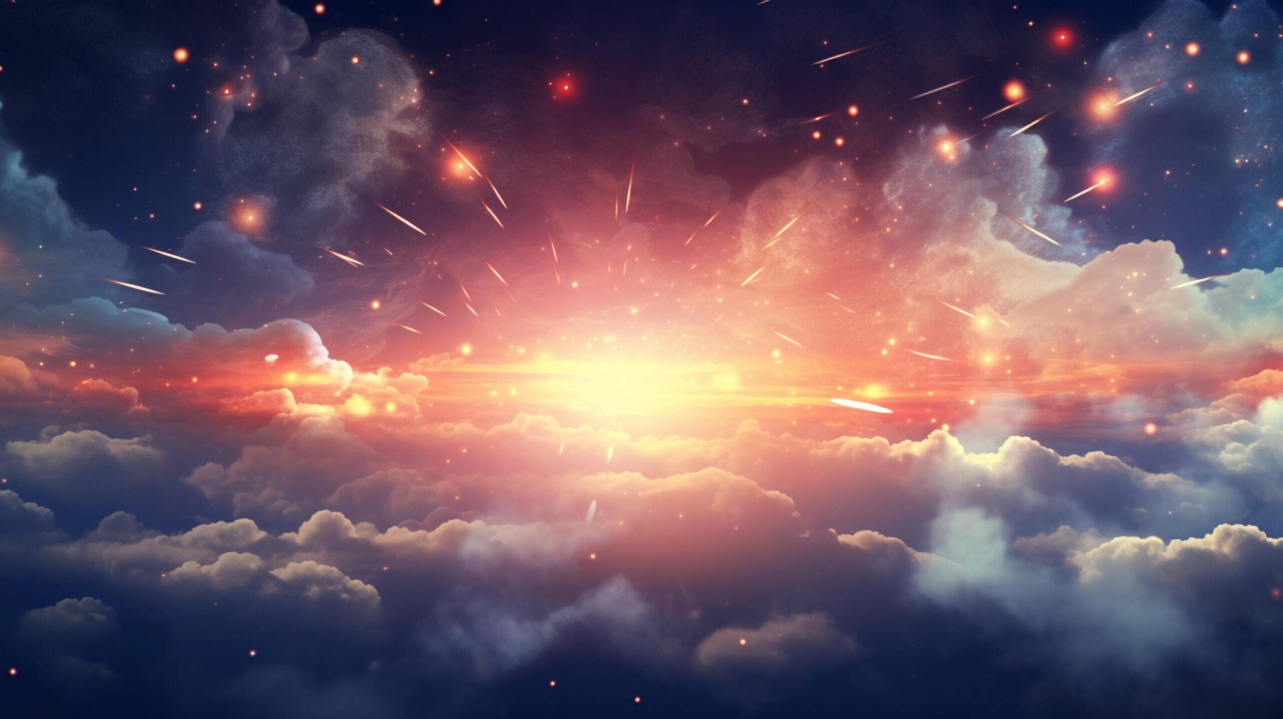 Ai-generated-sky-with-abstract-symbolism-background-free-photo