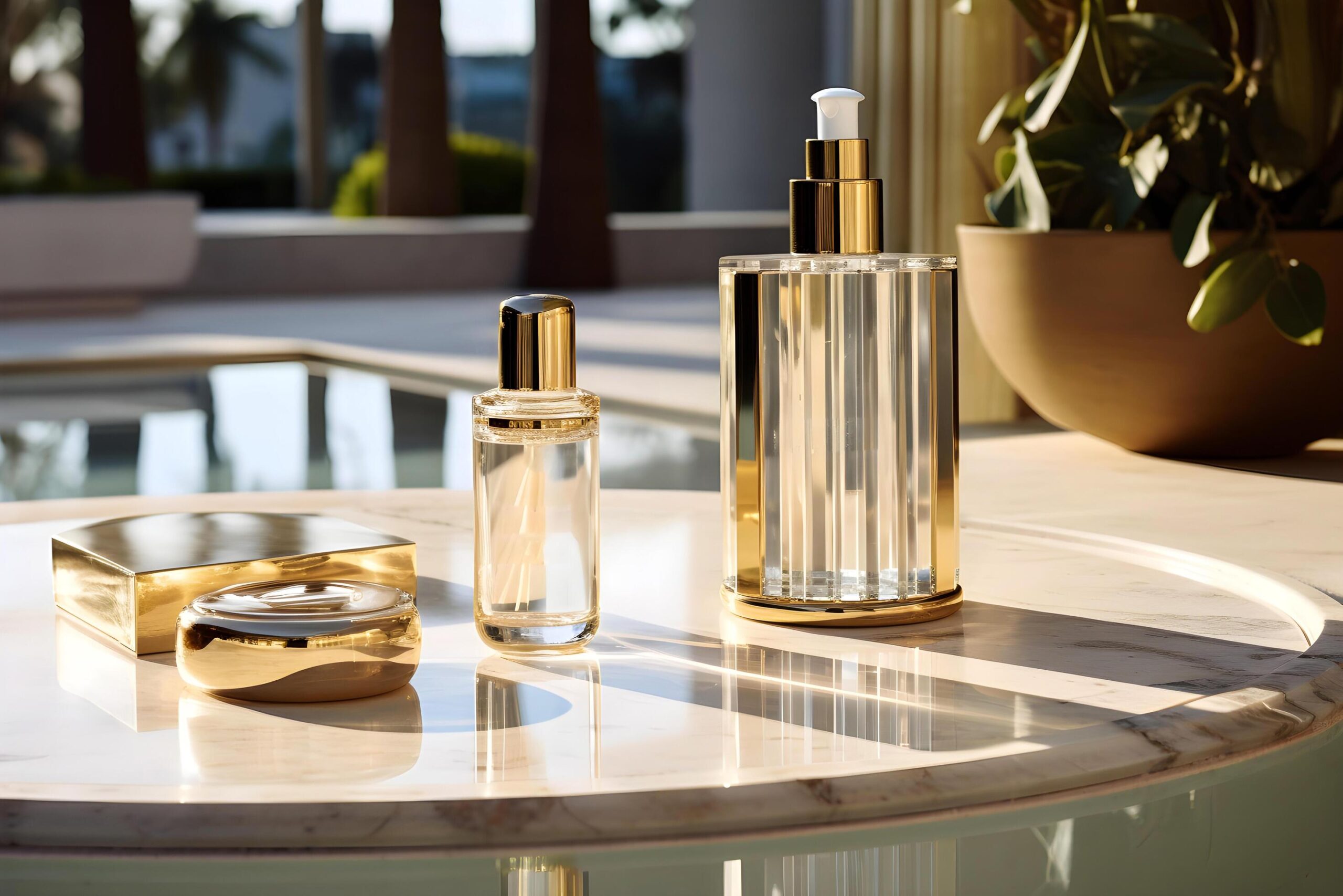 Ai-generated-spa-retreat-luxury-skincare-in-a-high-quality-setting-ai-generative-free-photo