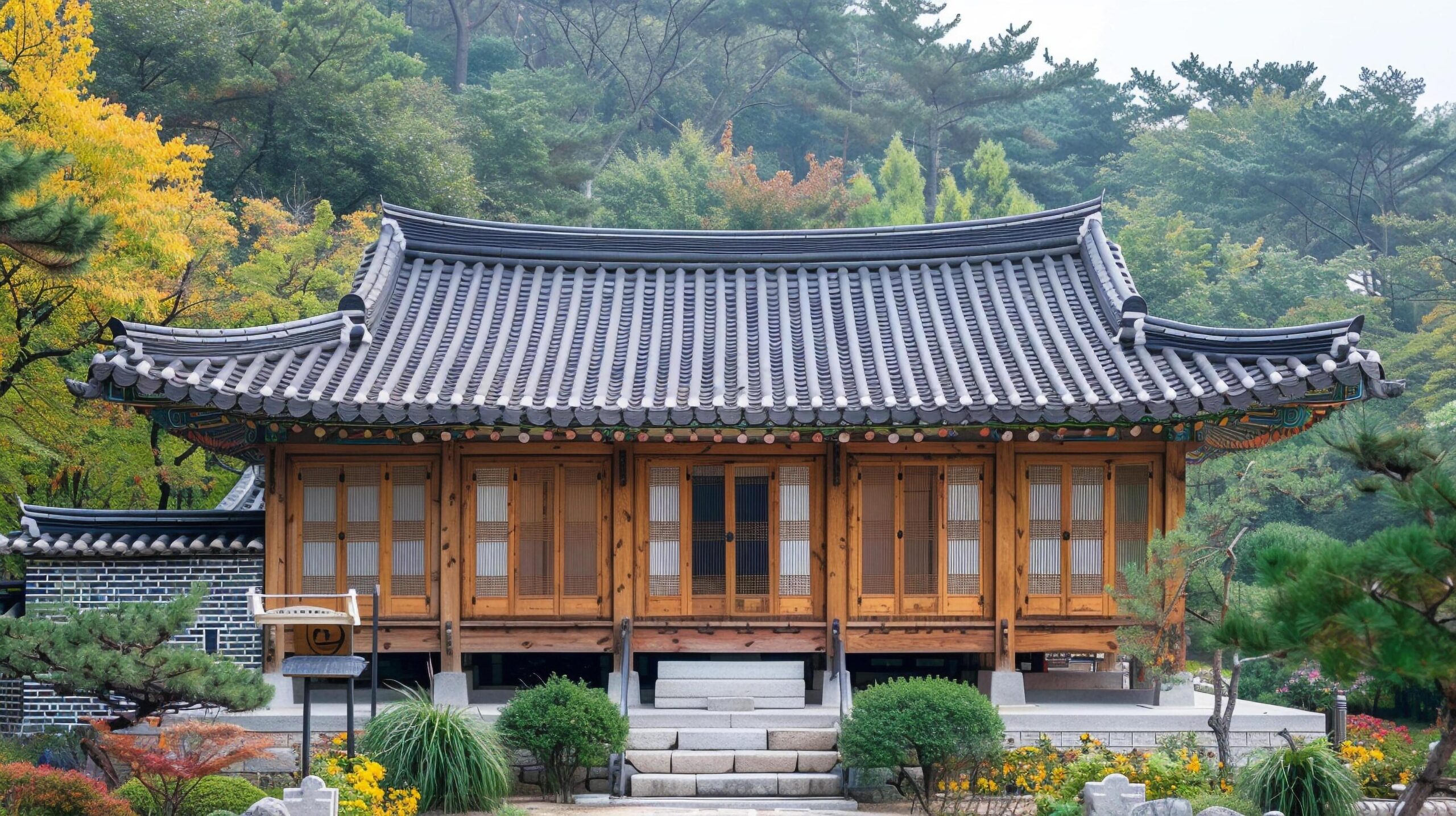 Ai-generated-traditional-korean-architecture-ancient-style-south-koreatop-travel-landmark-in-seoul-korea-free-photo