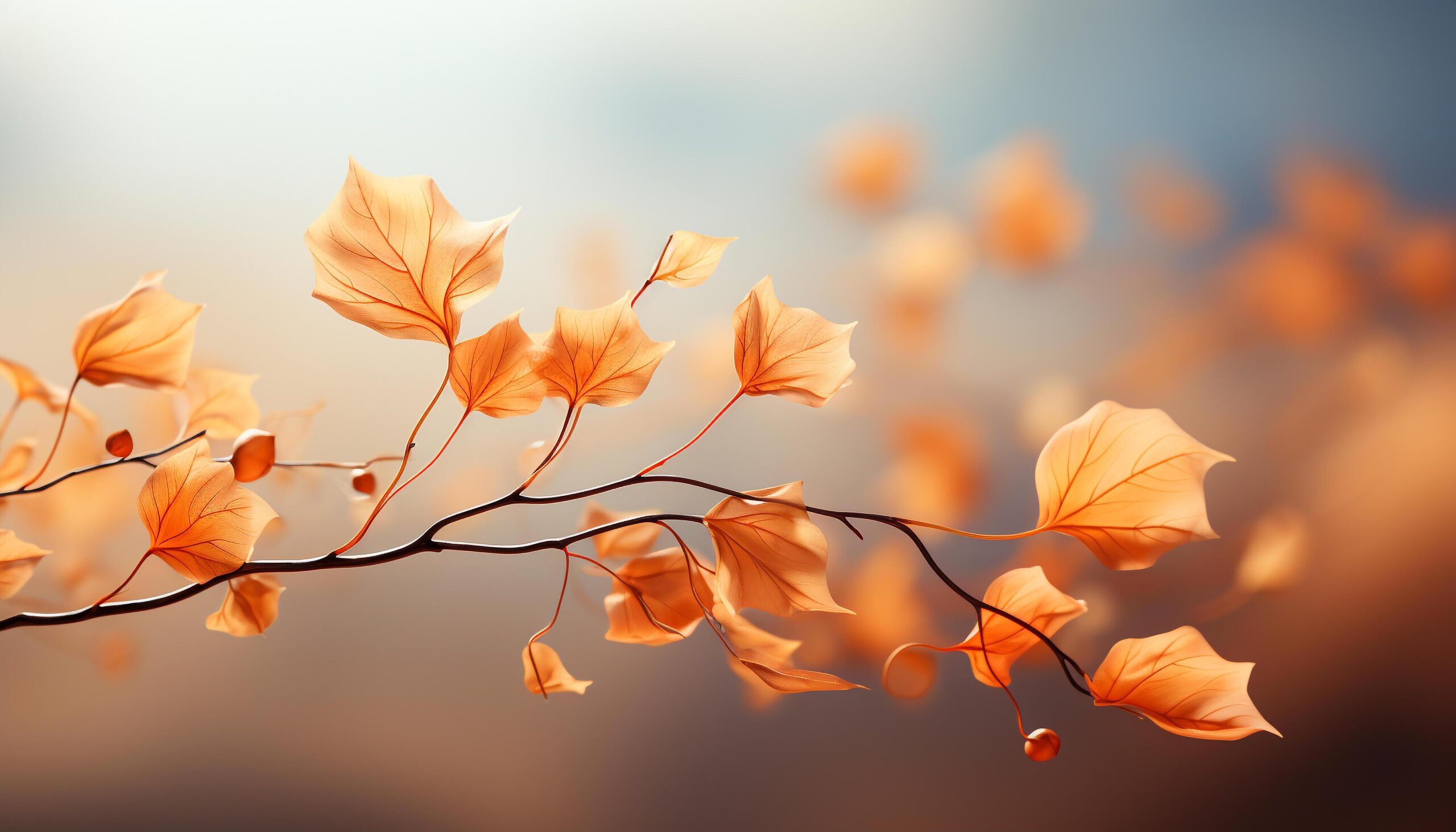Ai-generated-vibrant-autumn-colors-illuminate-the-forest-showcasing-nature-beauty-generated-by-ai-free-photo