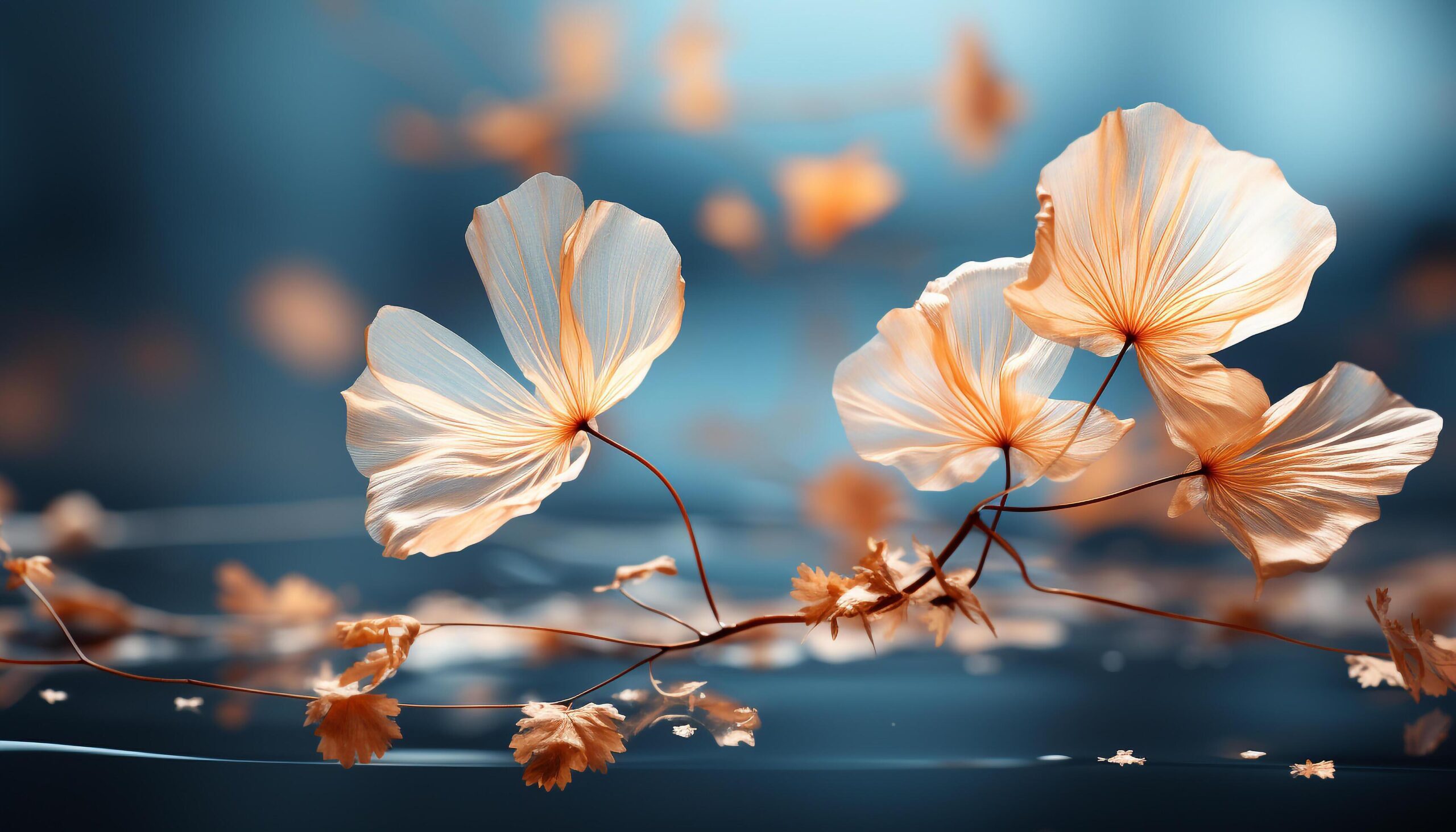 Ai-generated-vibrant-autumn-meadow-a-single-flower-in-nature-beauty-generated-by-ai-free-photo