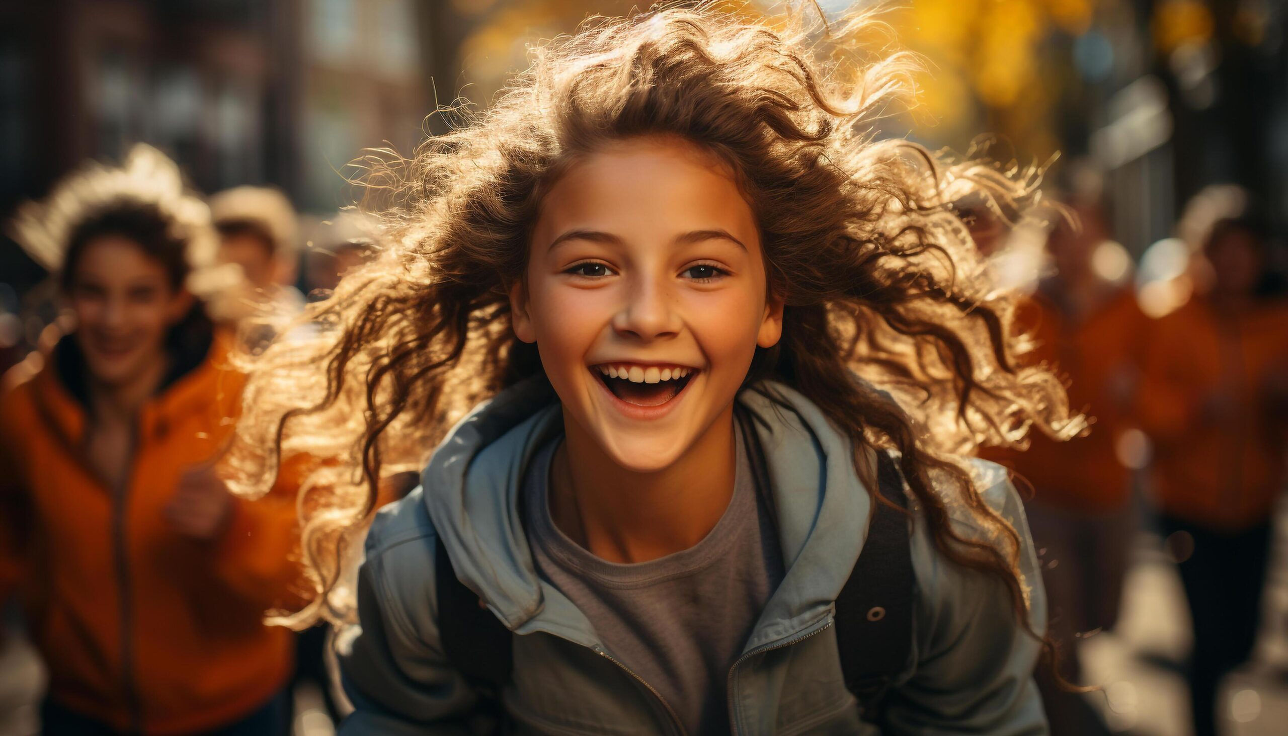 Ai-generated-young-adults-enjoying-outdoor-activities-smiling-and-having-fun-generated-by-ai-free-photo