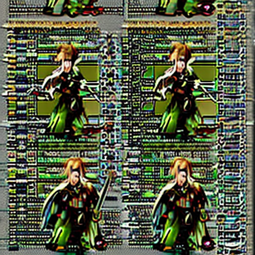 He has a slim and agile build. Dark blond, long, straight hair is usually tied in a ponytail. He is a half-elf with green eyes. His facial features are elegant and have slightly elfin features. He wears light leather armor and a cloak in shades of green. He carries a short sword at his waist and a bow on his back.