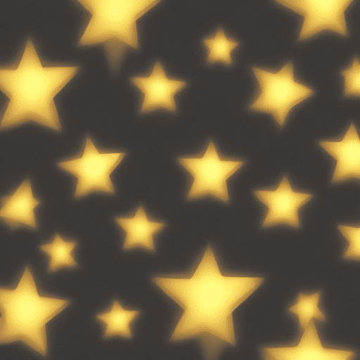 Golden stars light background