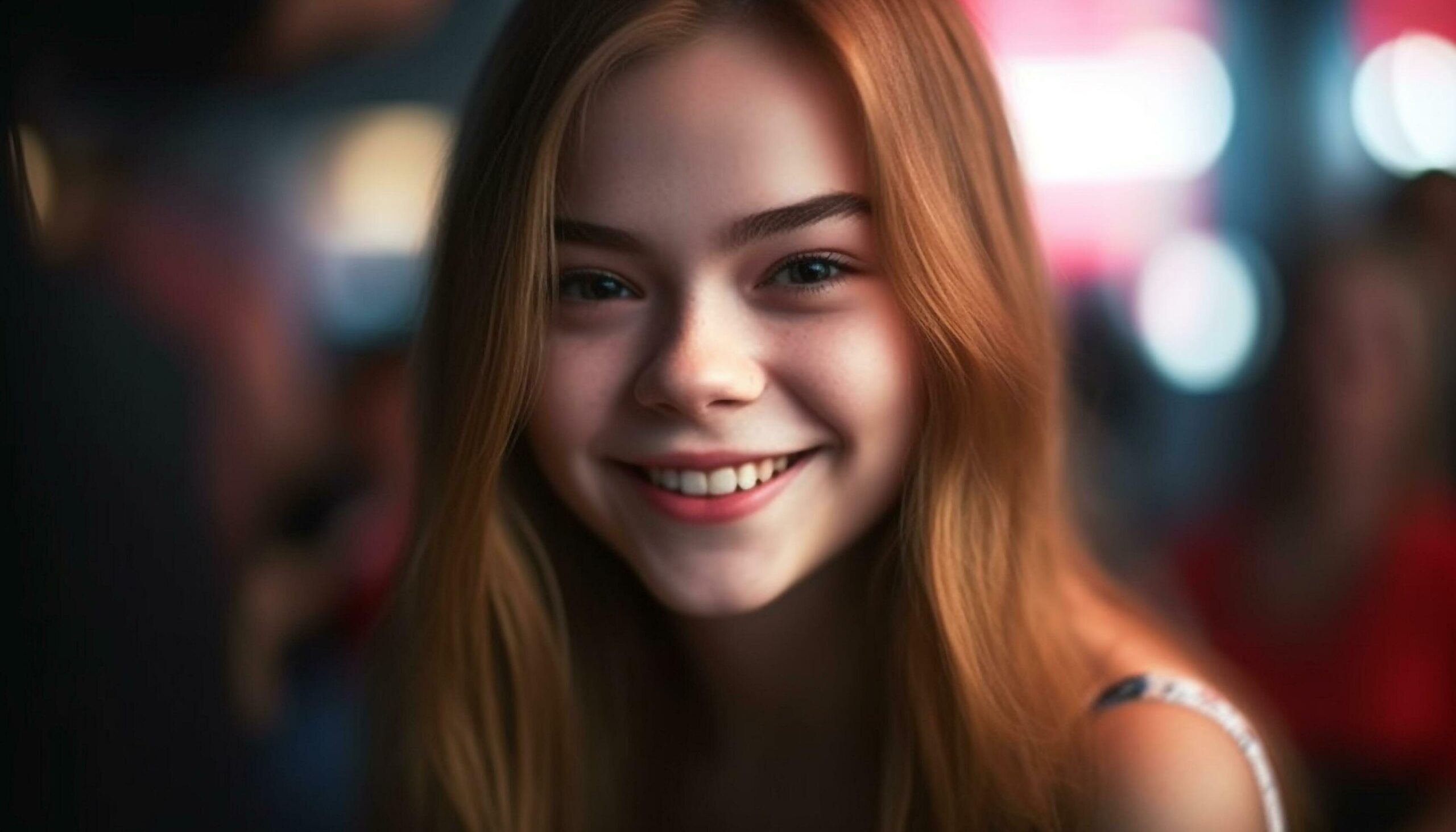 Smiling-young-woman-cheerful-and-confident-looking-at-camera-generated-by-ai-free-photo