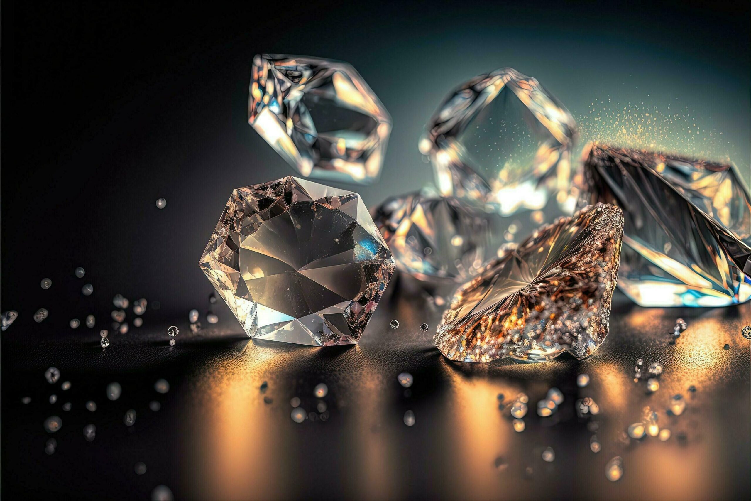 Transparent-crystal-diamond-background-reflective-effect-generative-ai-technology-free-photo