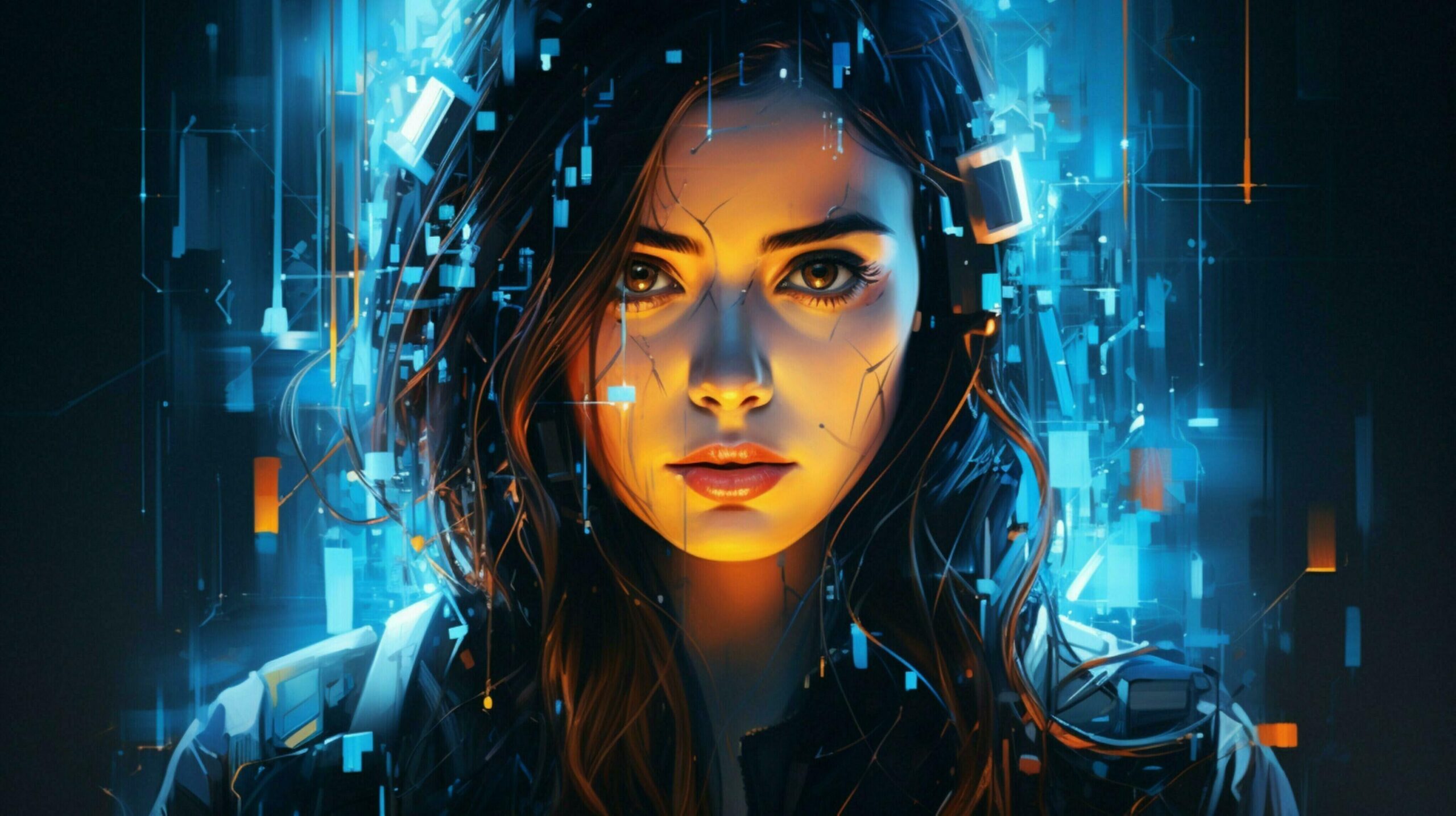 Young-adult-portrait-glows-with-futuristic-technology-free-photo