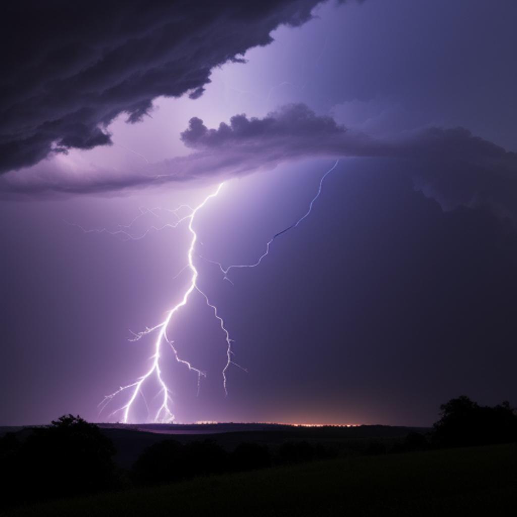 Background, lightning dark sky by @ai_generated
