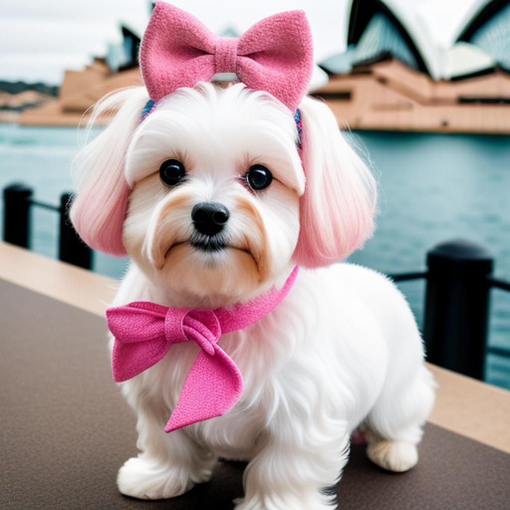 Maltese dog. Very cute, very by @ai_generated
