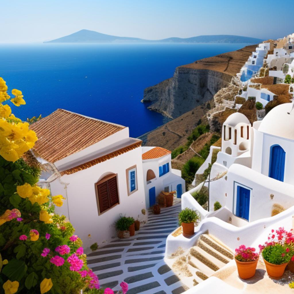 Background, greece by @despinapepper by @ai_generated