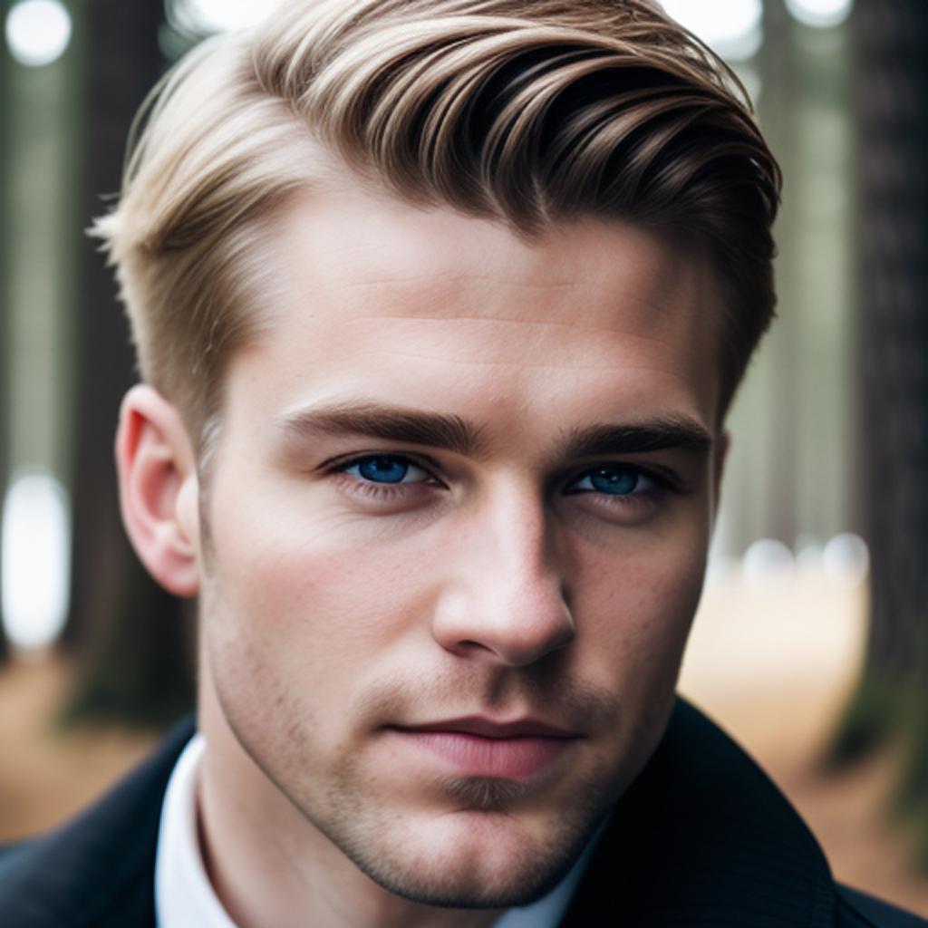 30+ white nordic male by @ai_generated