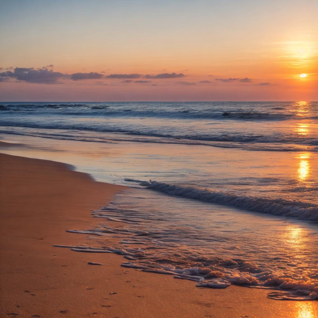 Photo of a beach by @ai_generated