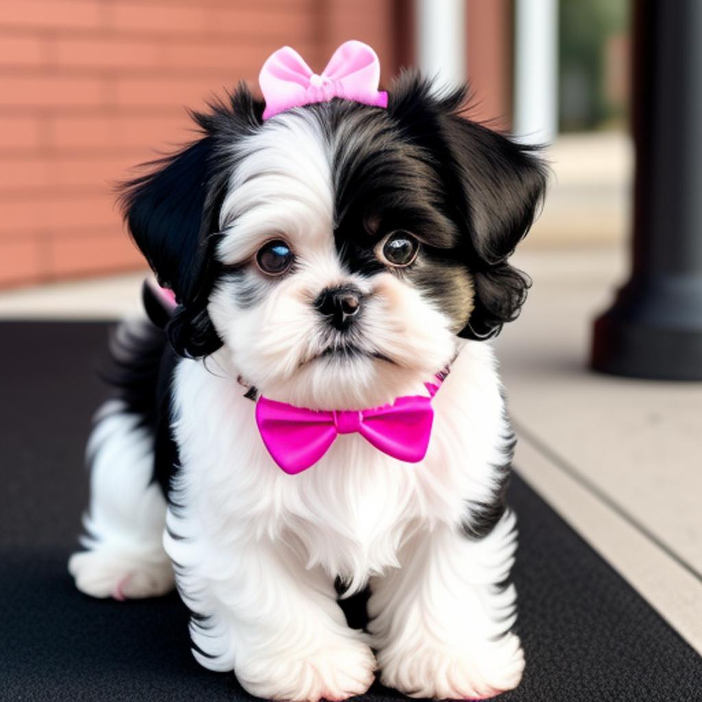 Uma shih-tzu bem fofinha by @ai_generated
