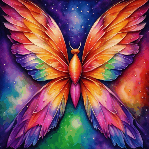 Wings in watercolour with by @ai_generated
