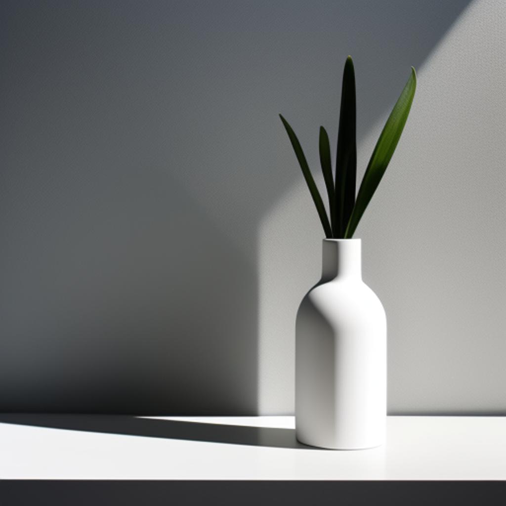"minimalist vase design, matte by @ai_generated