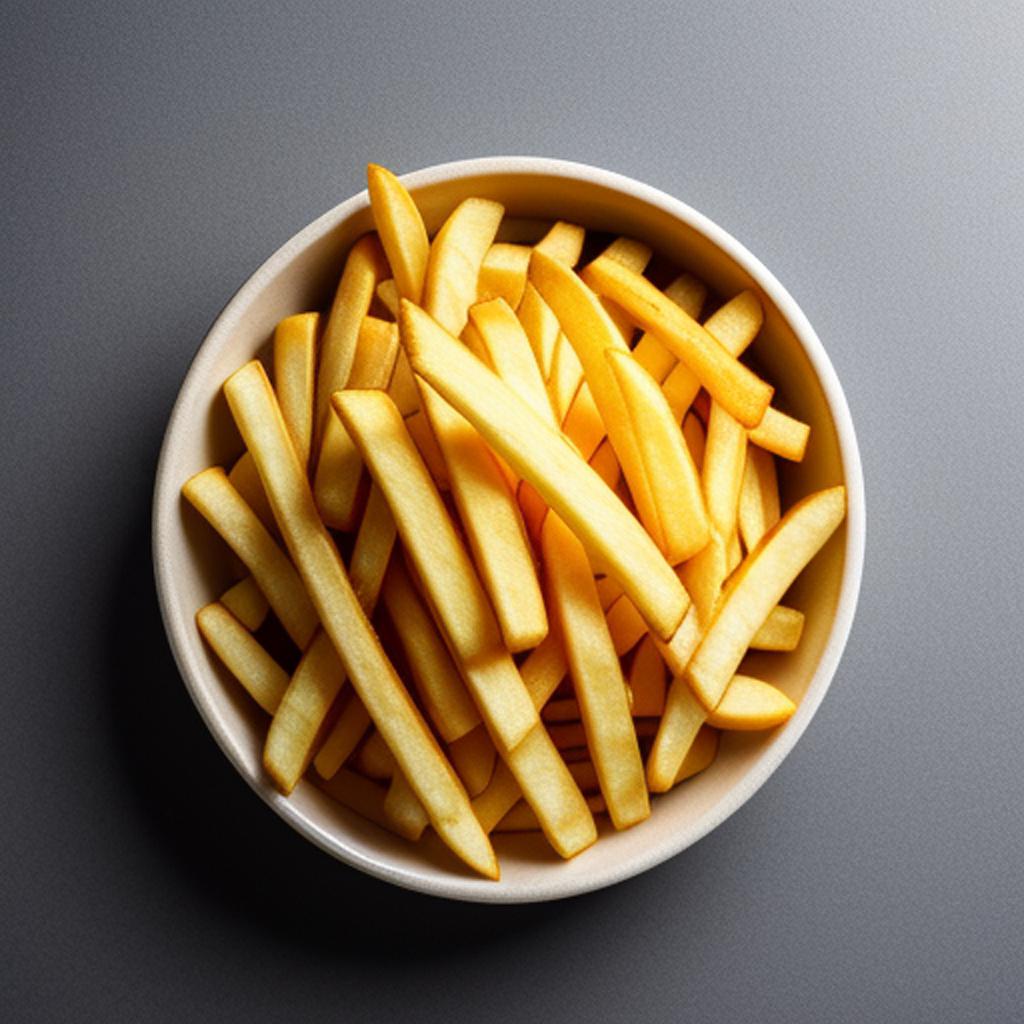 Flasche pommes frittes by by @ai_generated