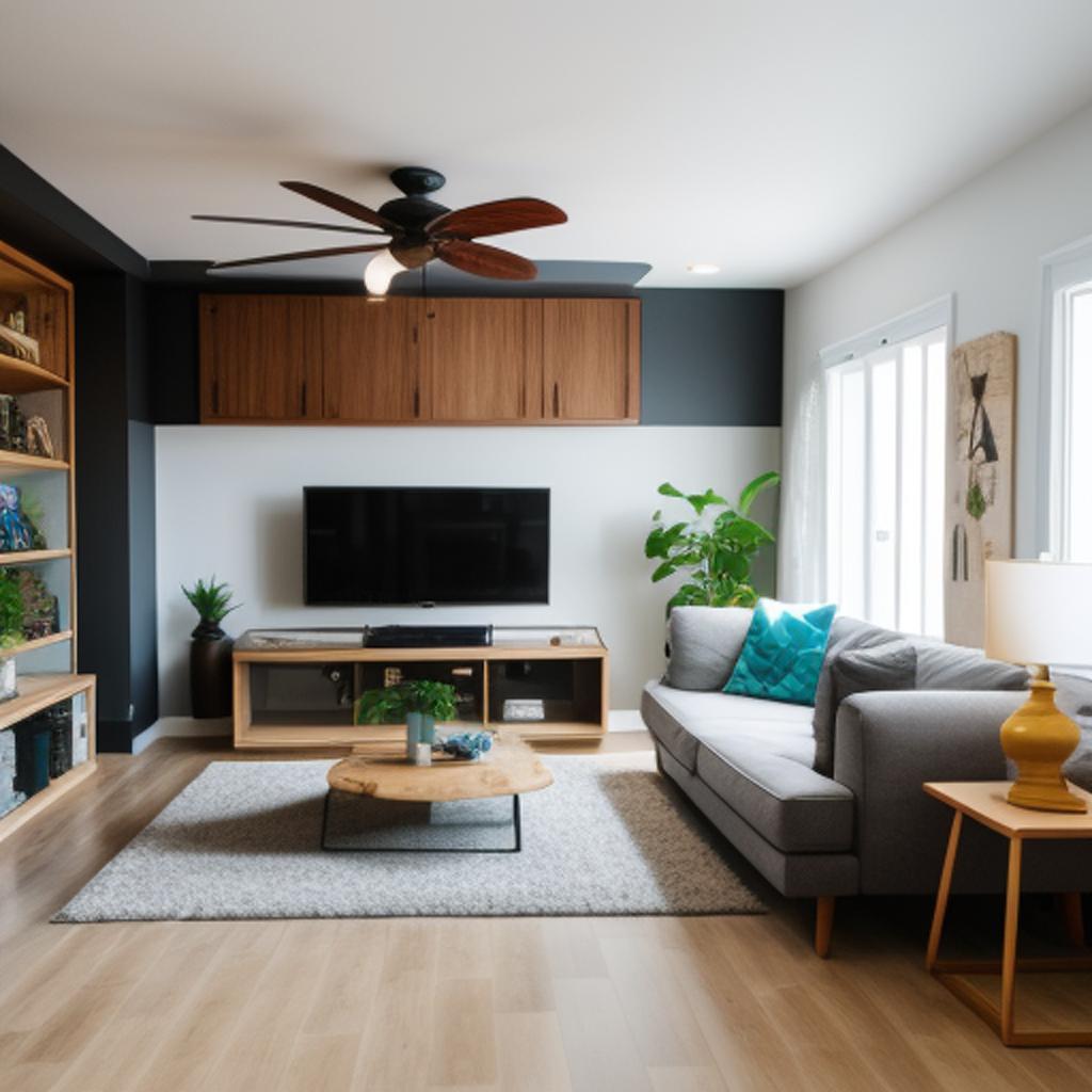 Living room modernization by by @ai_generated