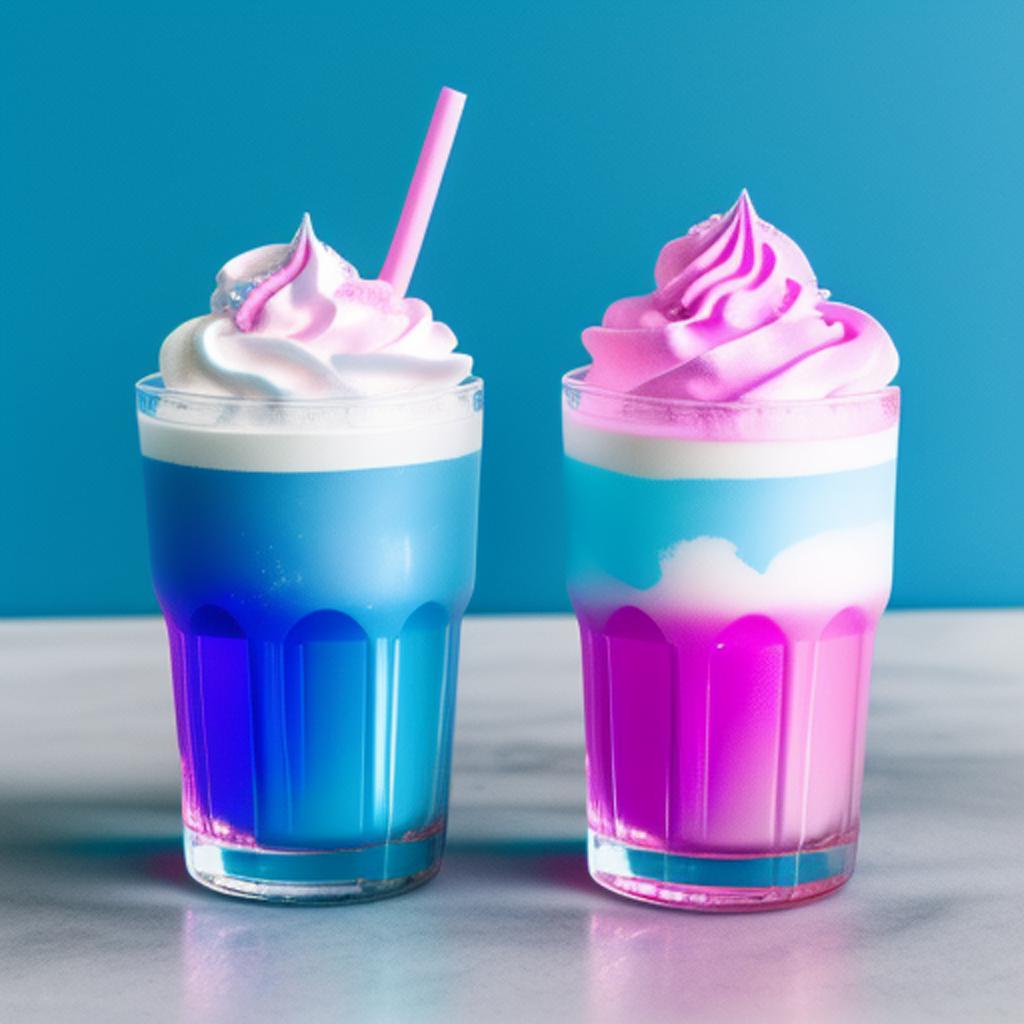 Creamsoda blue pink by by @ai_generated