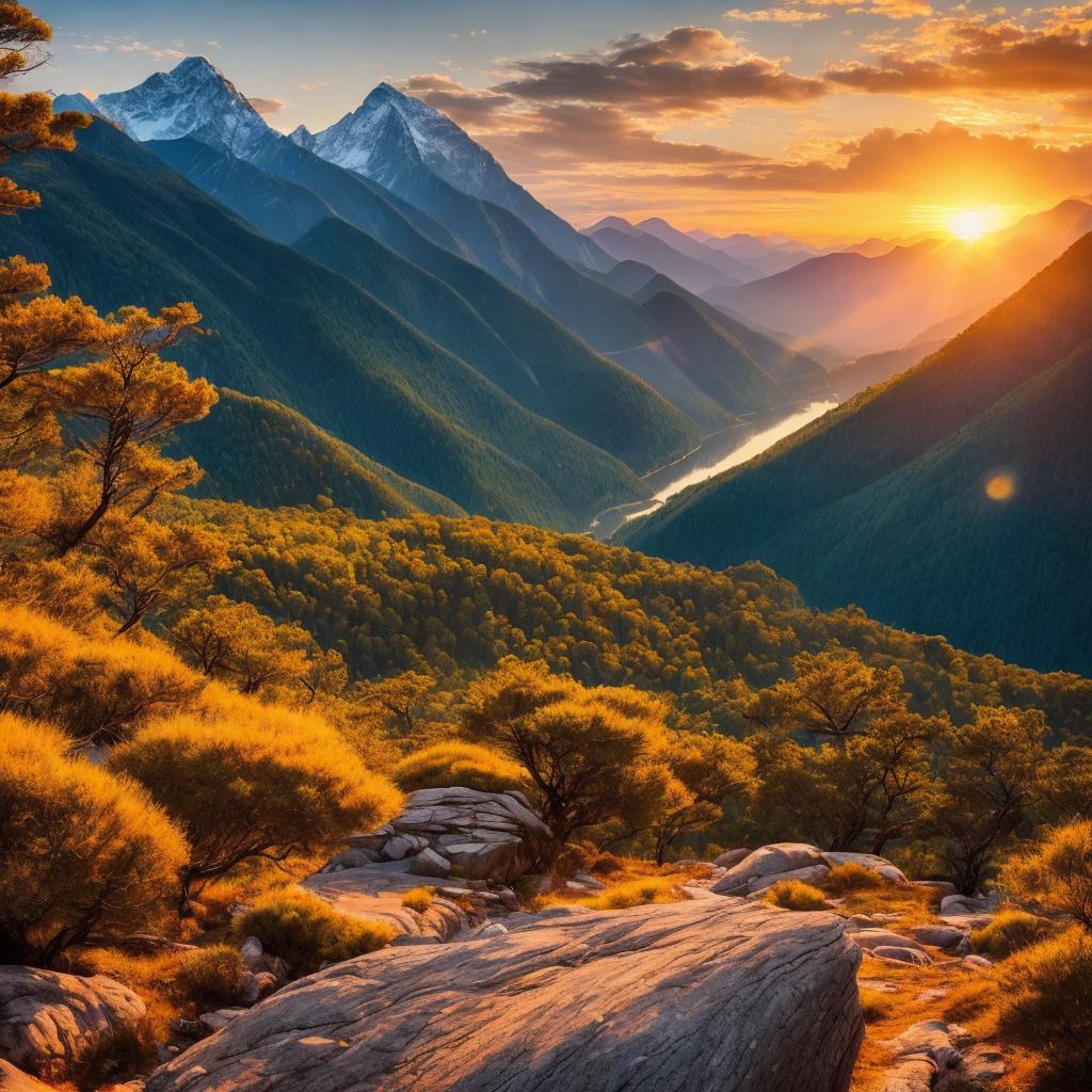 "photo of scenic mountain by @ai_generated